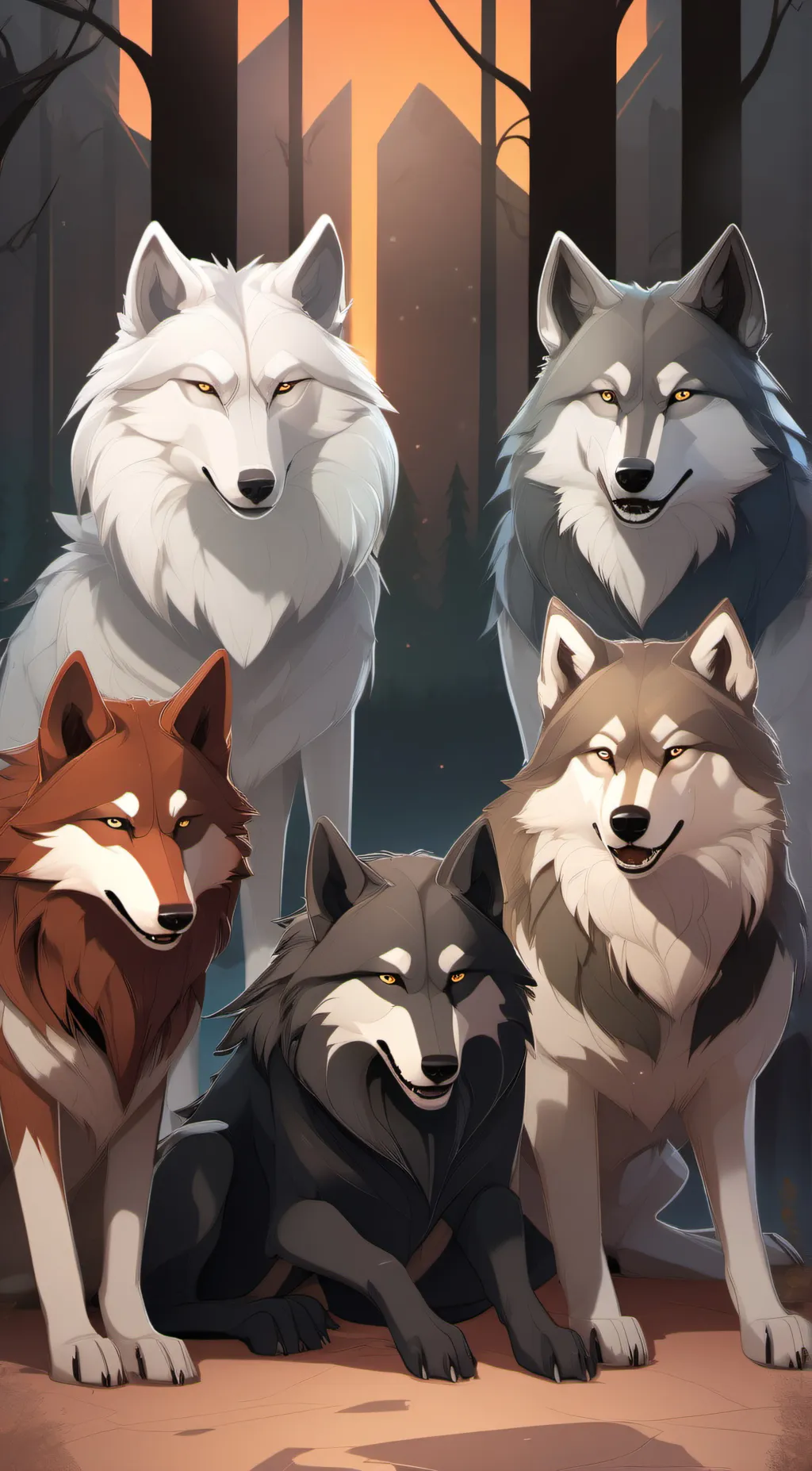 ai character: Wolf Pack background