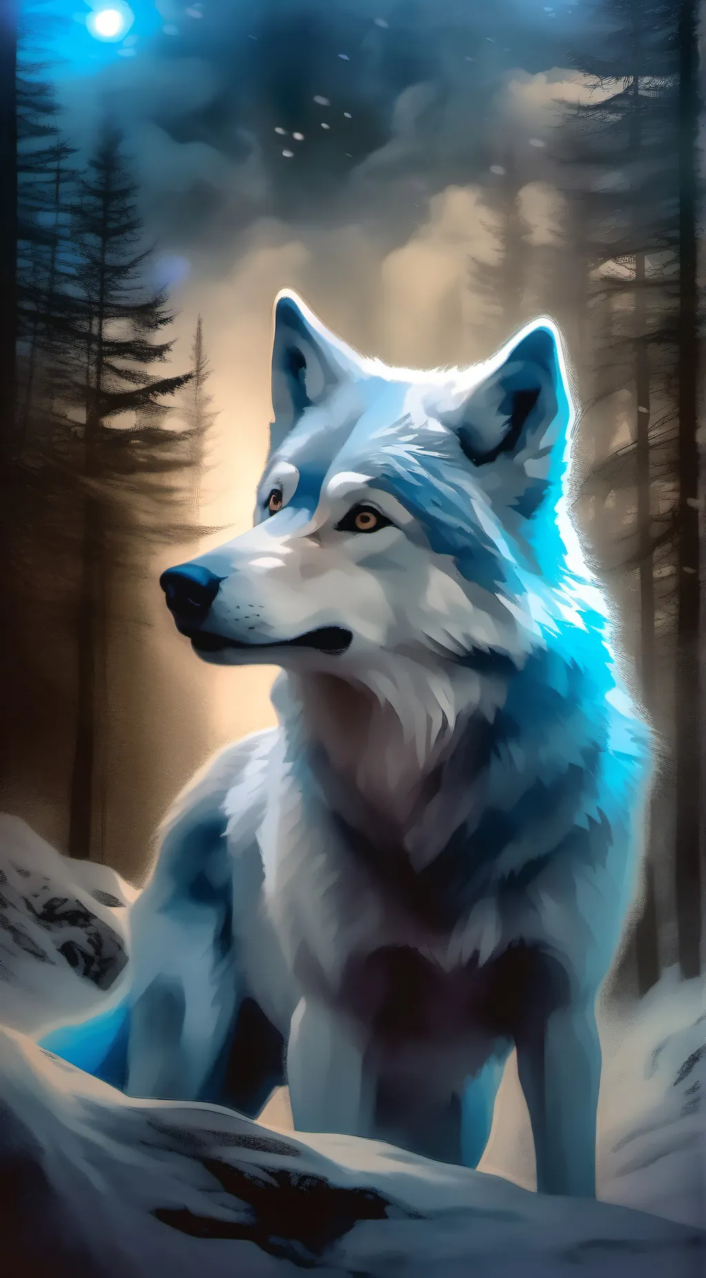 ai character: Thunder  background