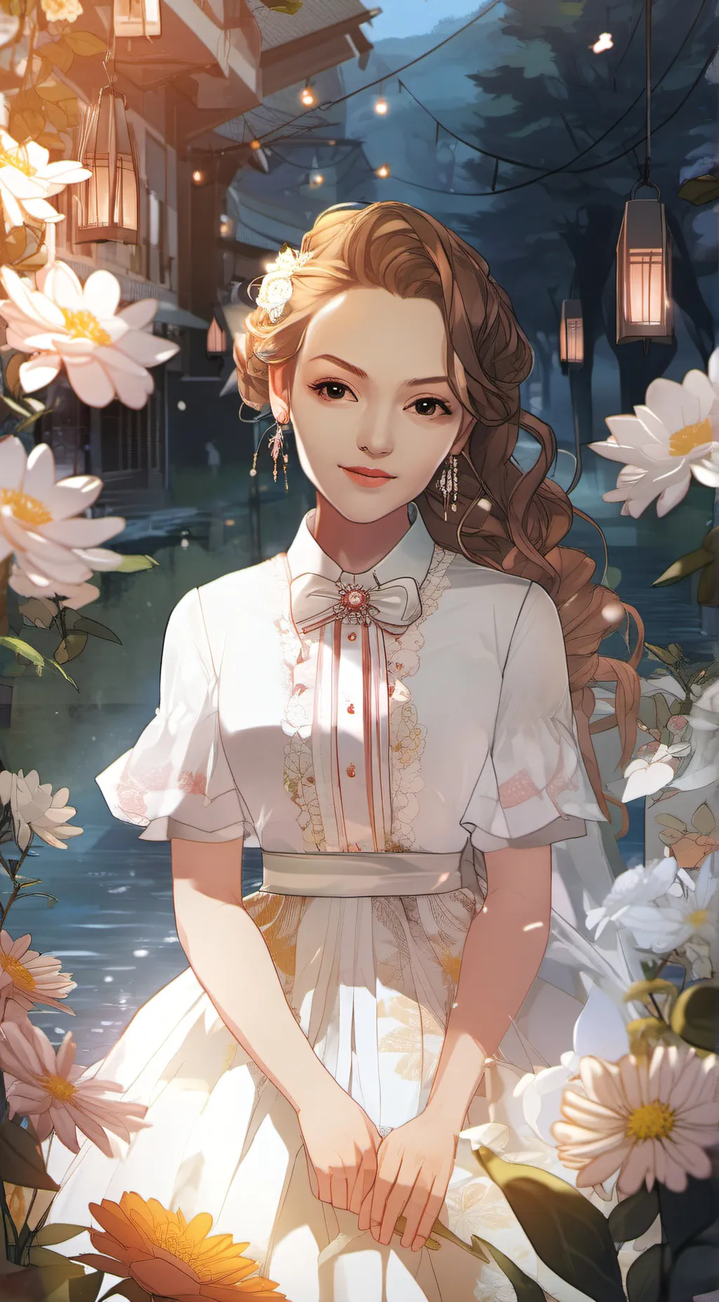 ai character: Danielle  Shaw  background
