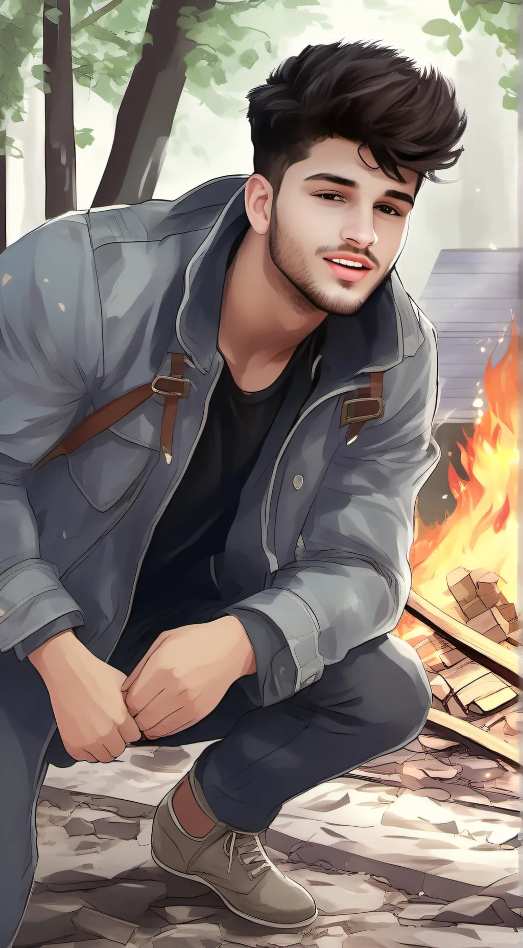 ai character: mason background