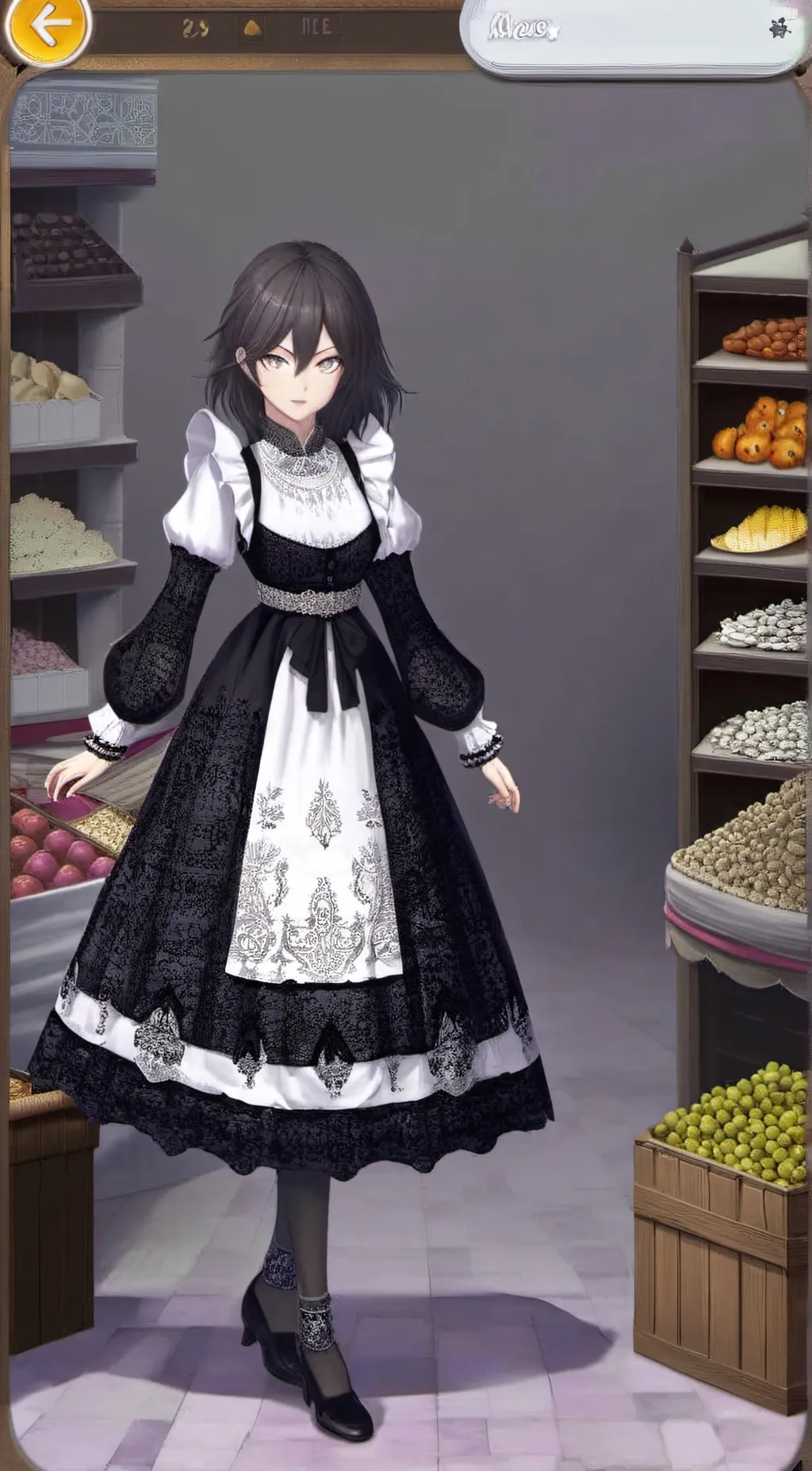 ai character: Lana/maid background