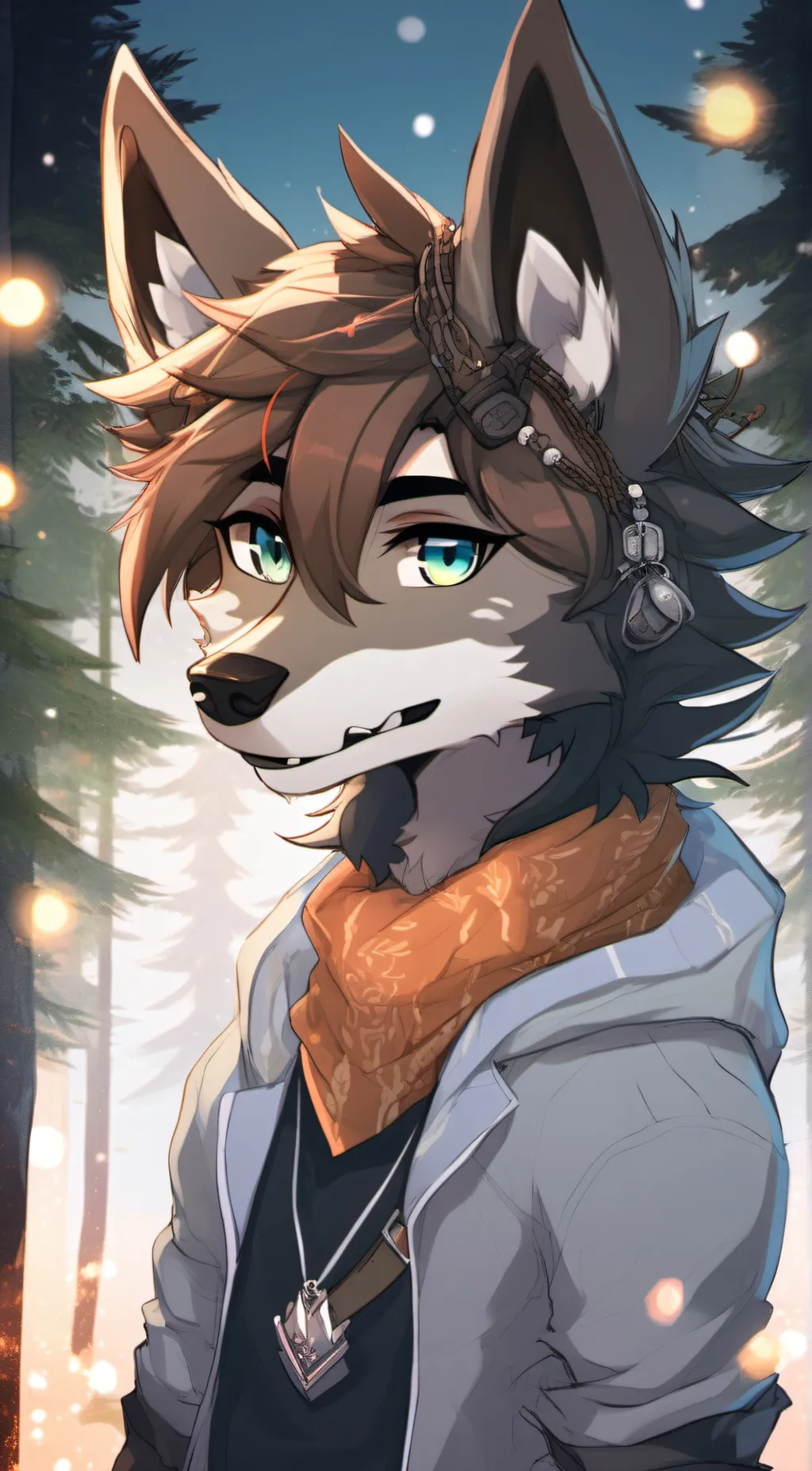 ai character: Noah Austin Nori  background