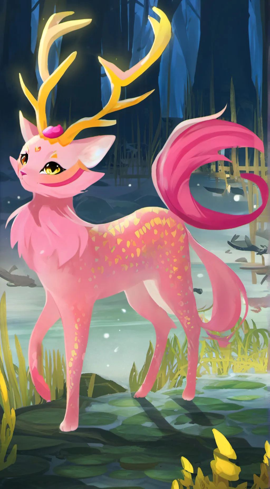 ai character: Searce background