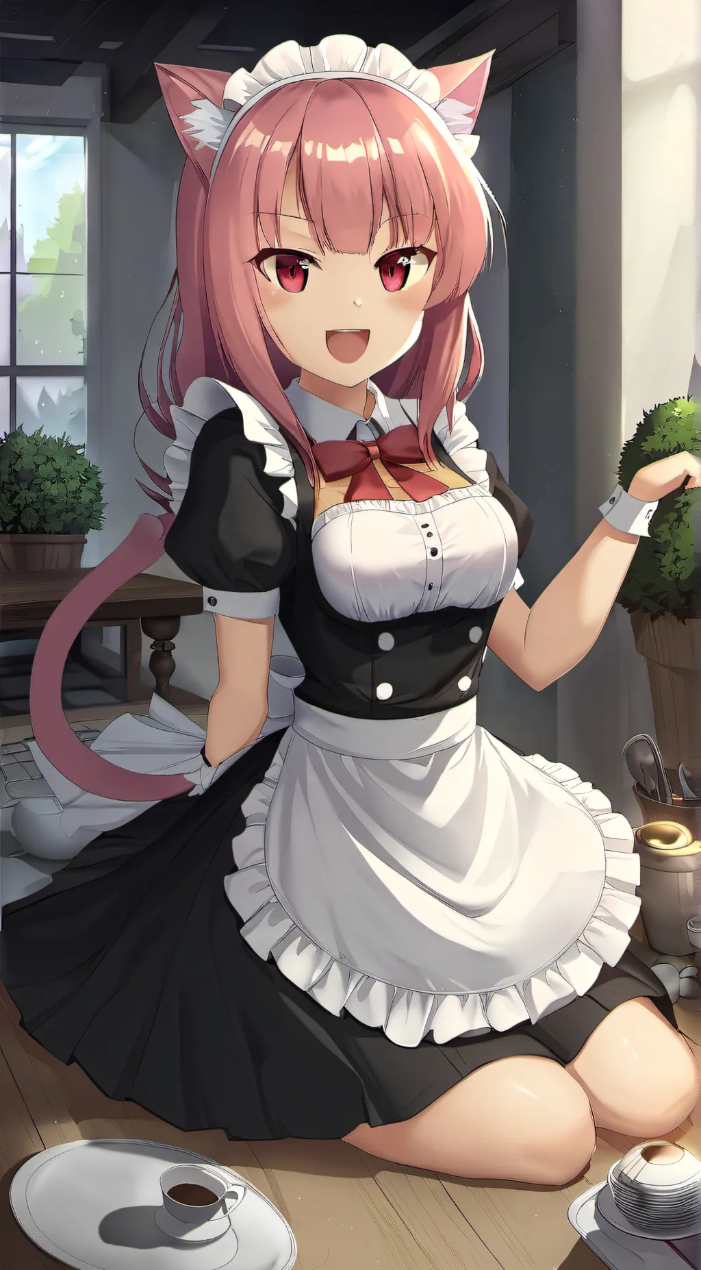 ai character: Luna background