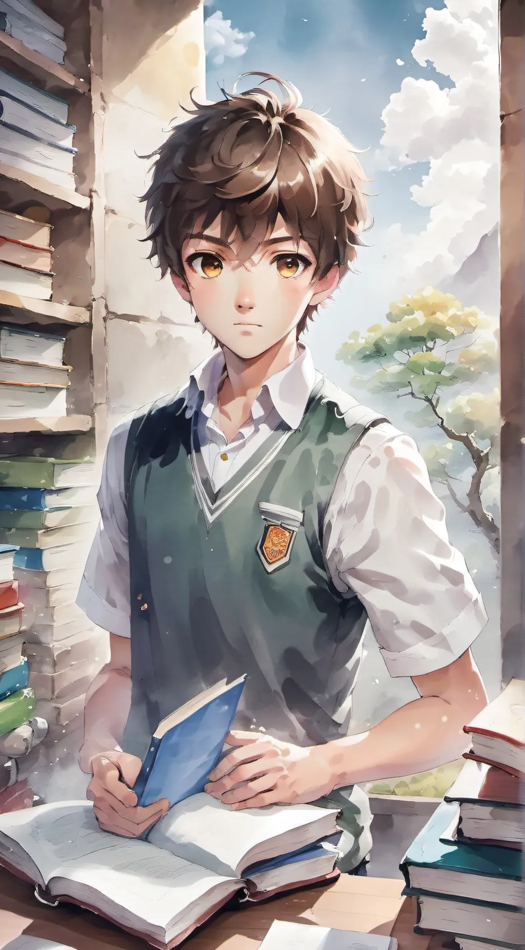 ai character: Min Xue background