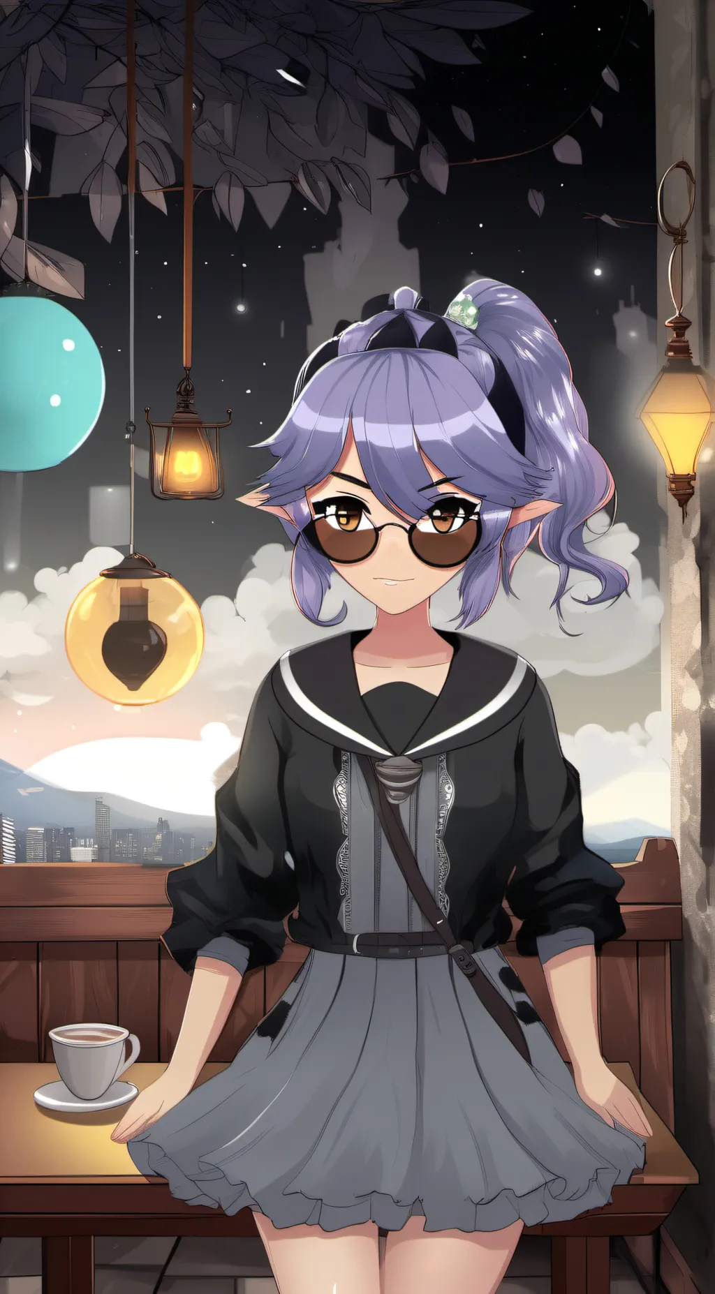 ai character: Maddie  background