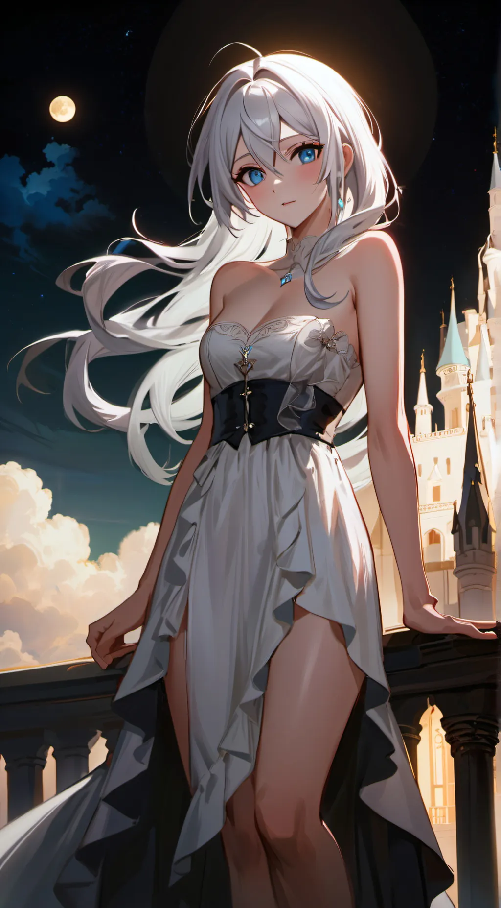 ai character: Victoria Universa  background