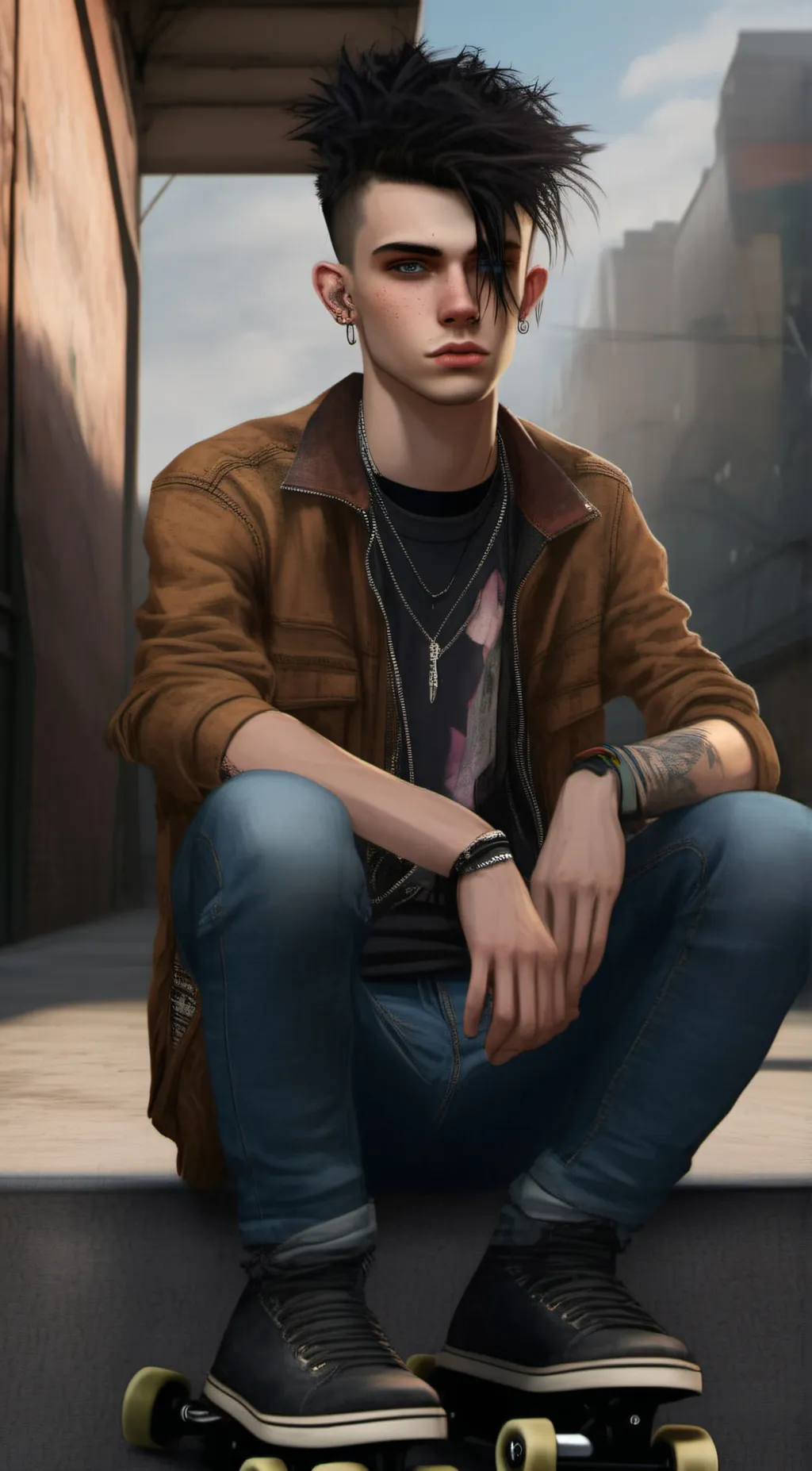 ai character: Hunter background