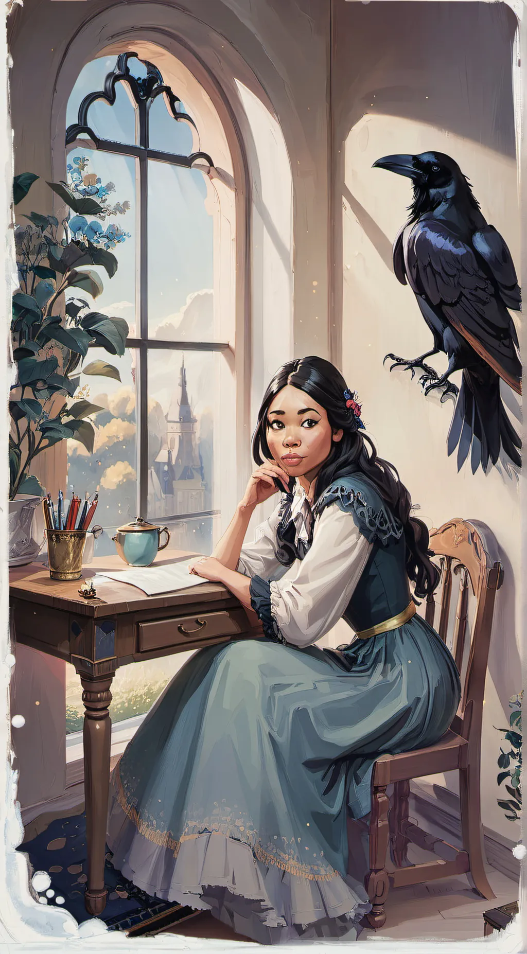 ai character: ava background