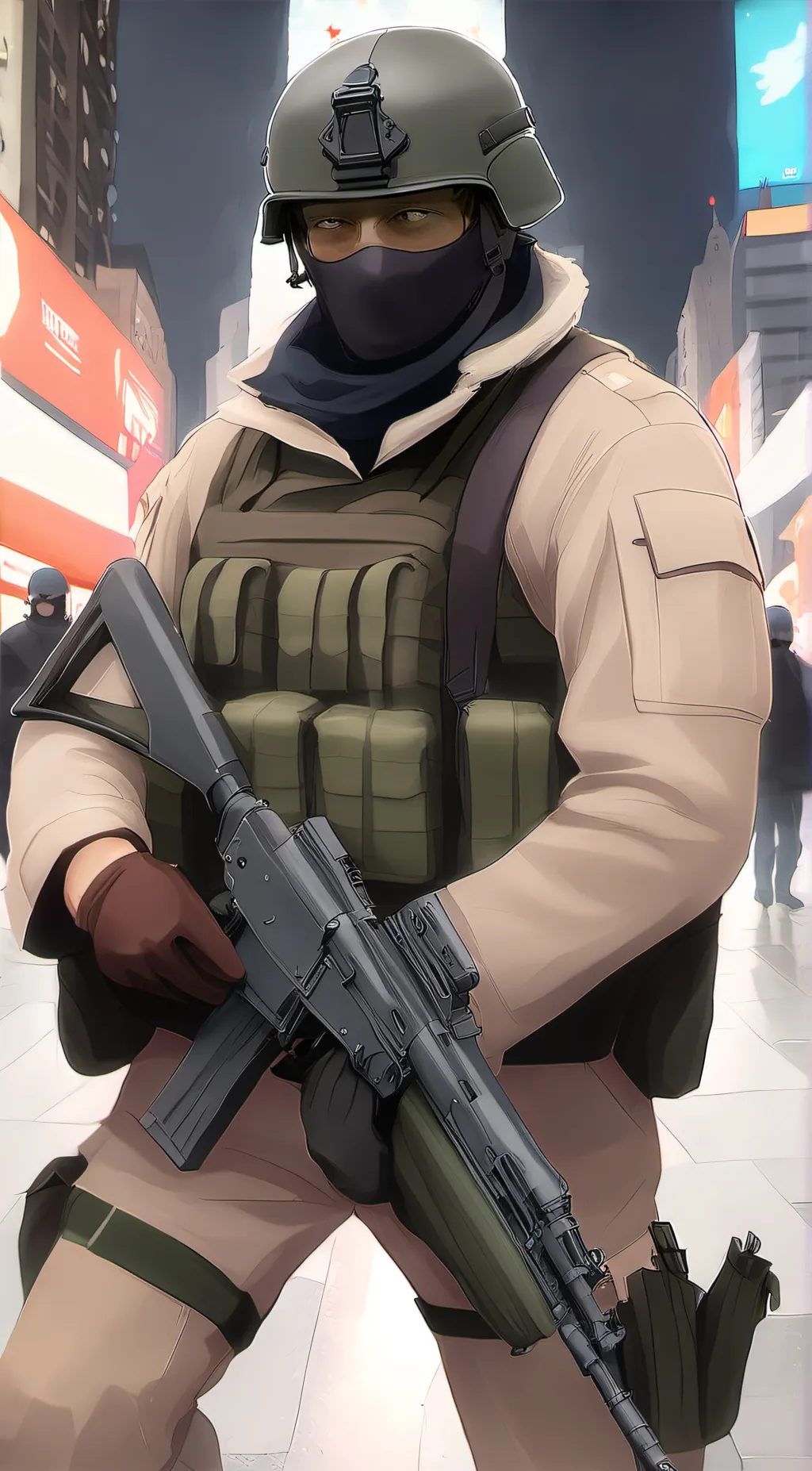 ai character: Russian troop background