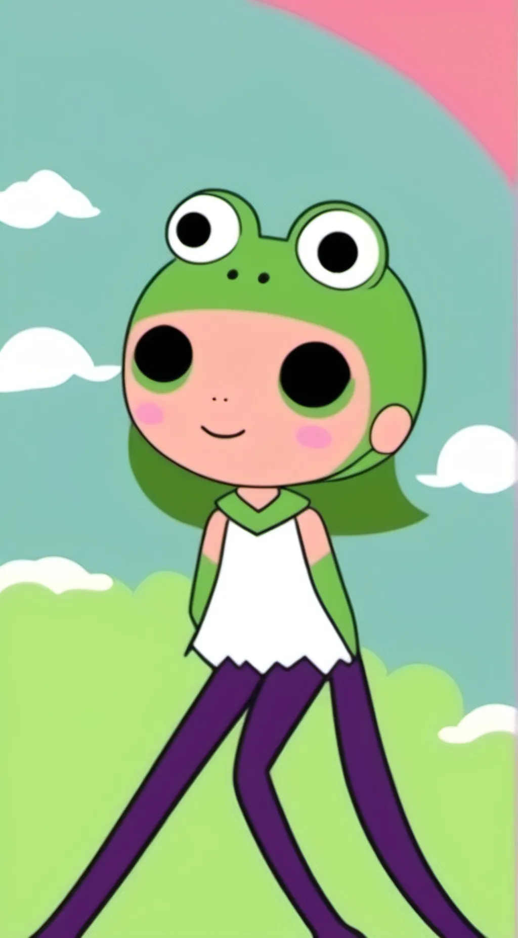 ai character: froppy background