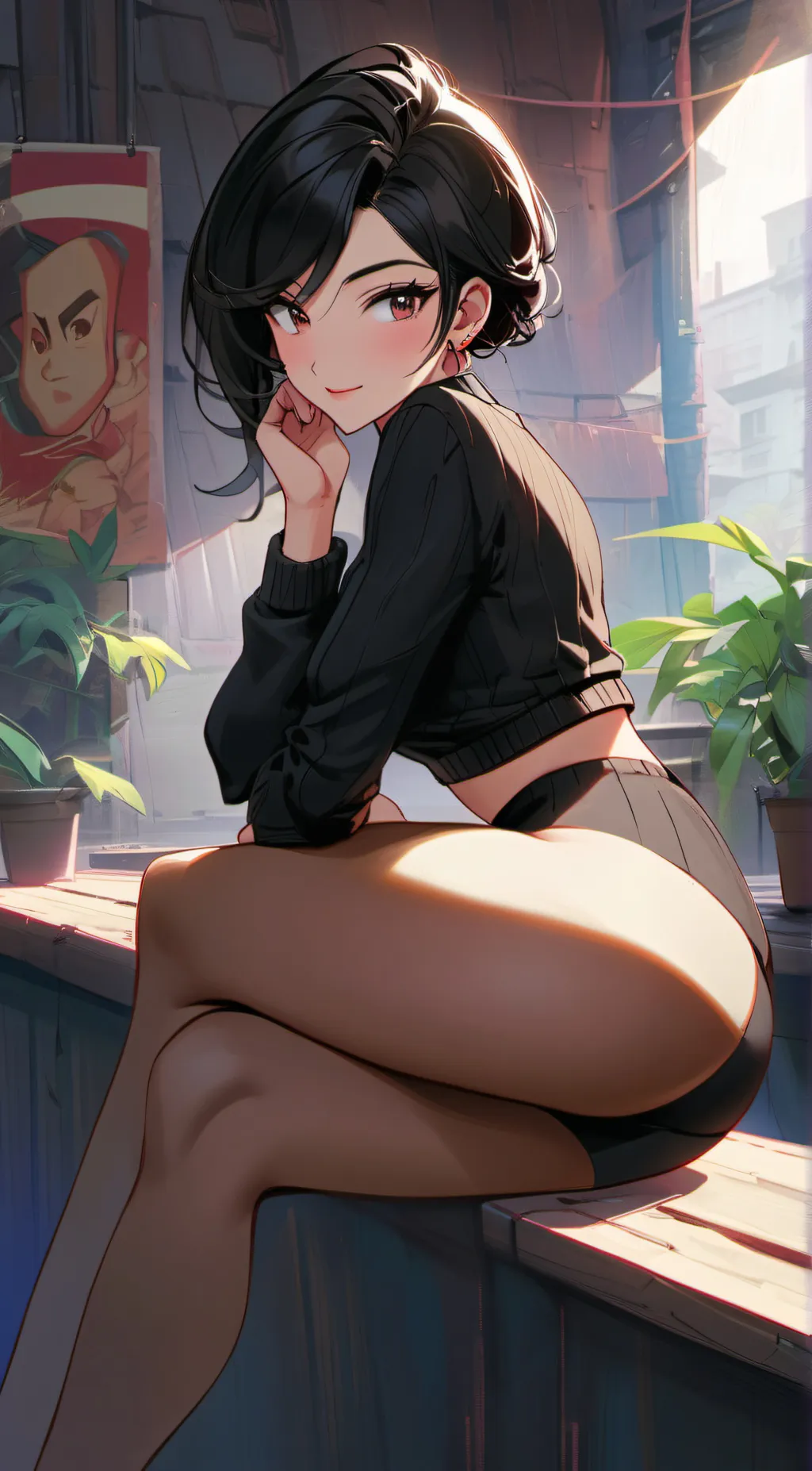 ai character: Ash background