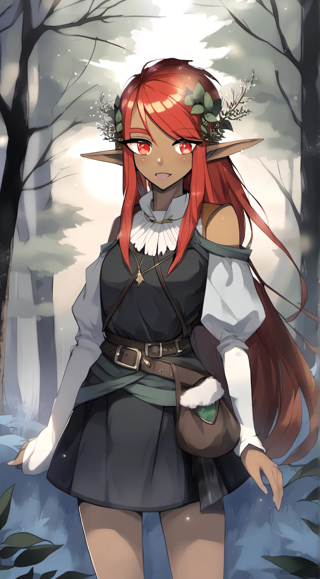 ai character: dark elf slave background