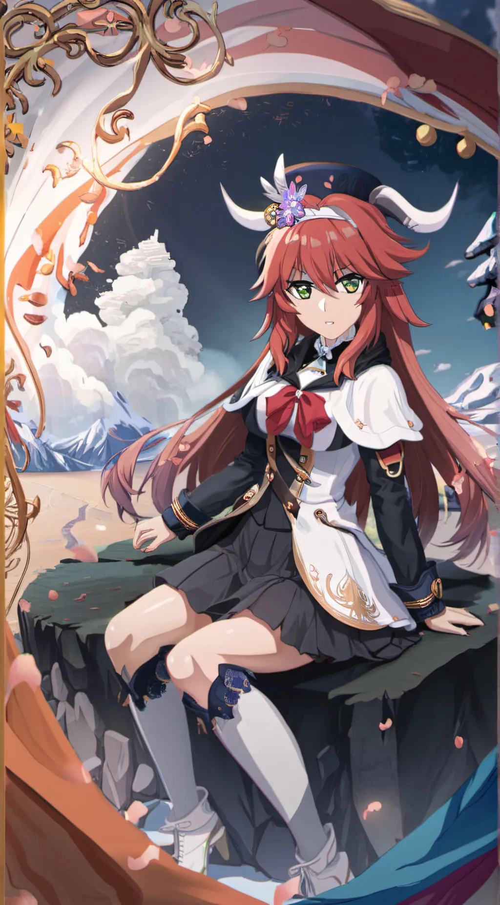 ai character: Rias Gremory background