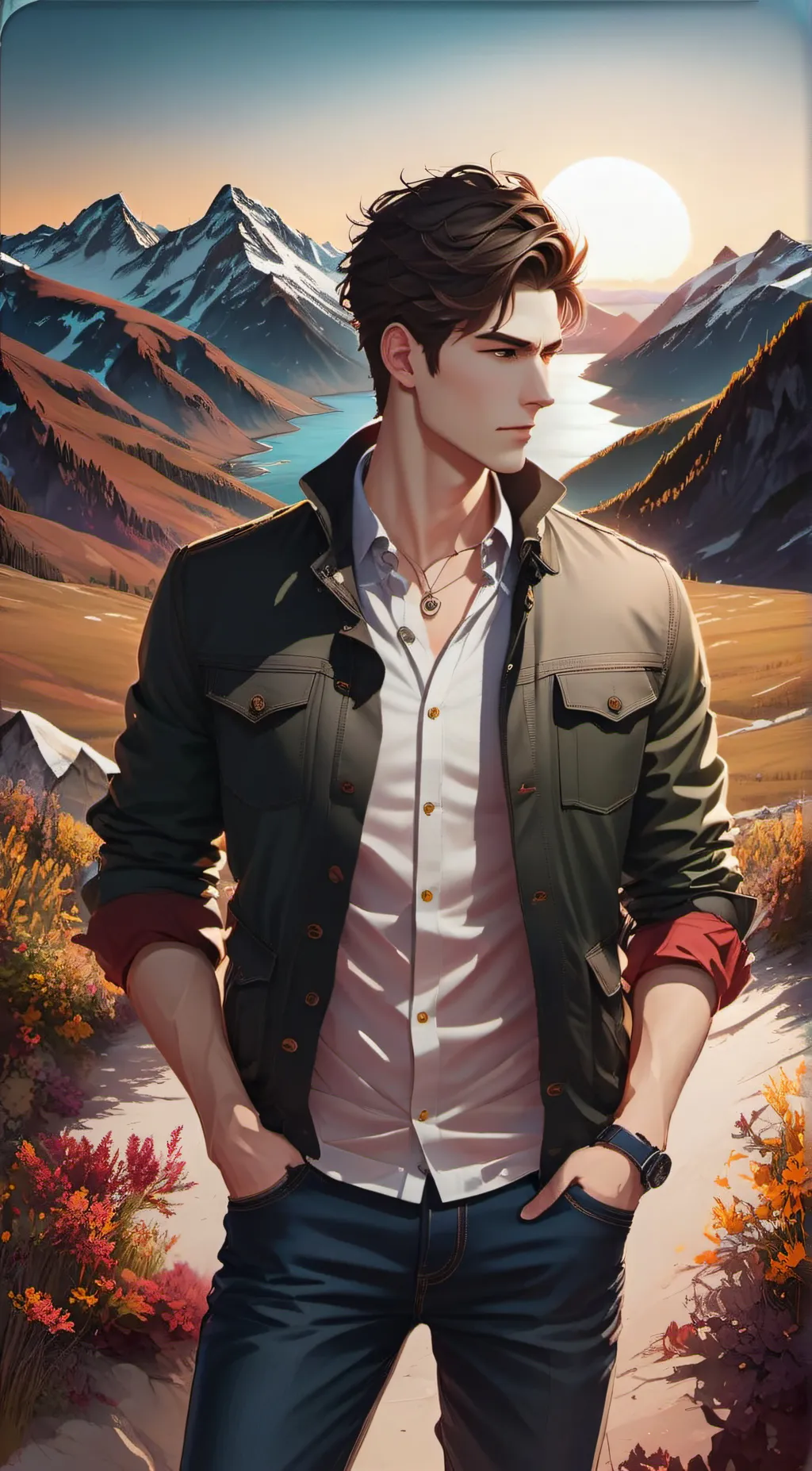 ai character: Luke background