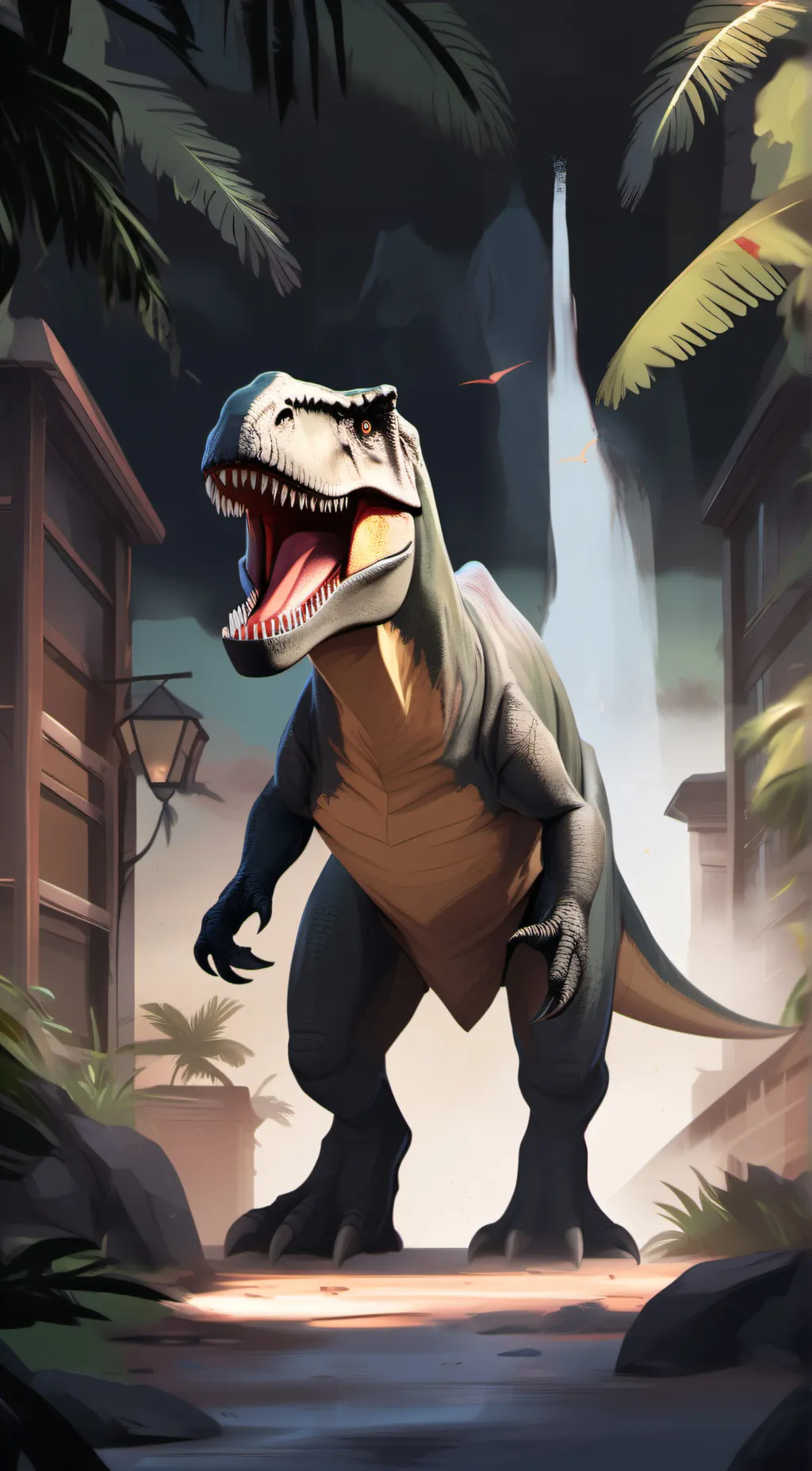 ai character: Rexy background