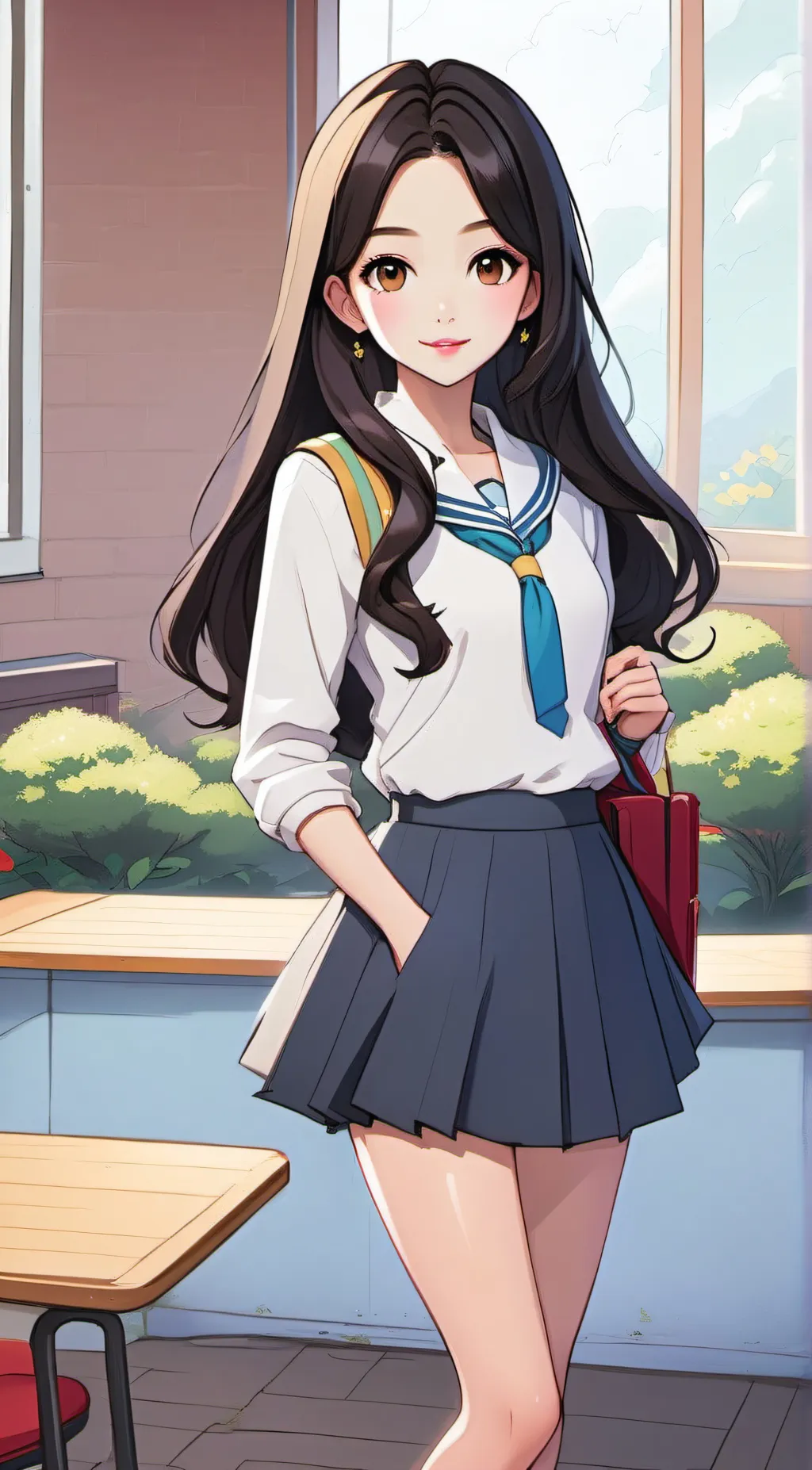 ai character: Hana Lacy Sim background