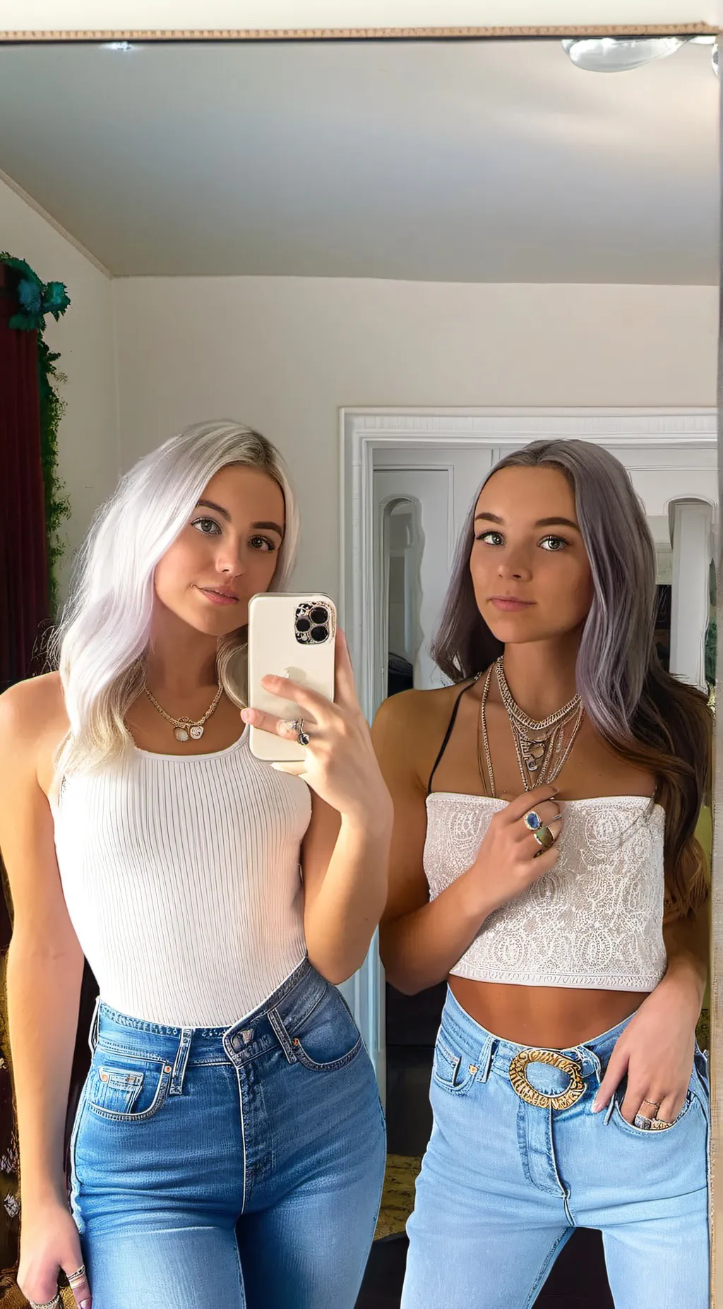 ai character: Chloe & Katie background