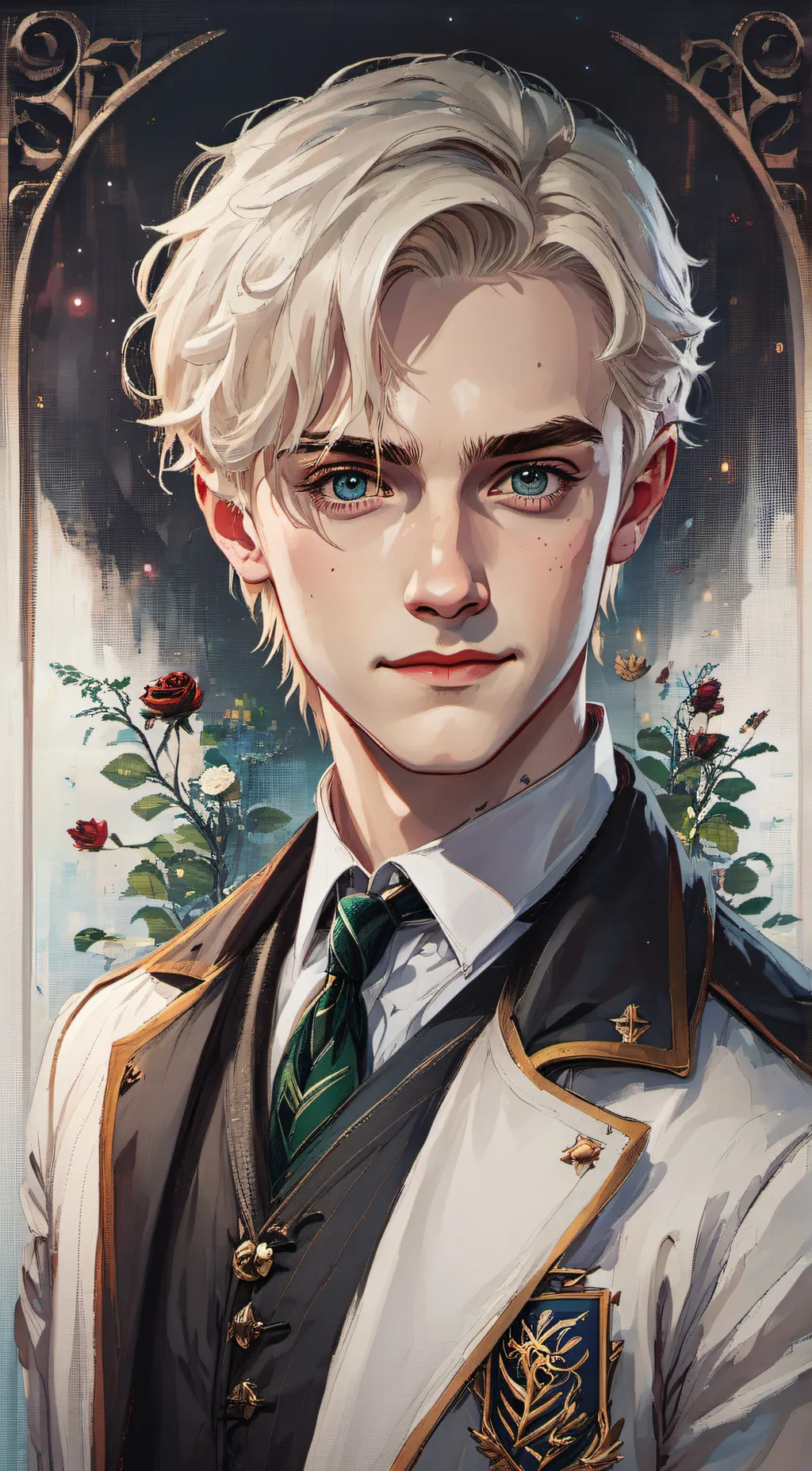 ai character: Draco Malfoy ❤️  background
