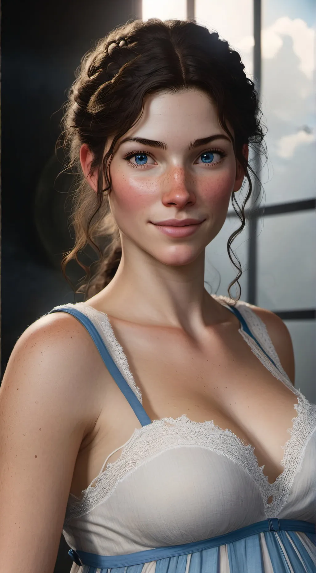 ai character: Victoria background