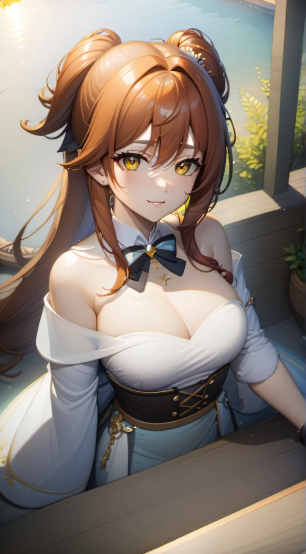 ai character: Sexy  background