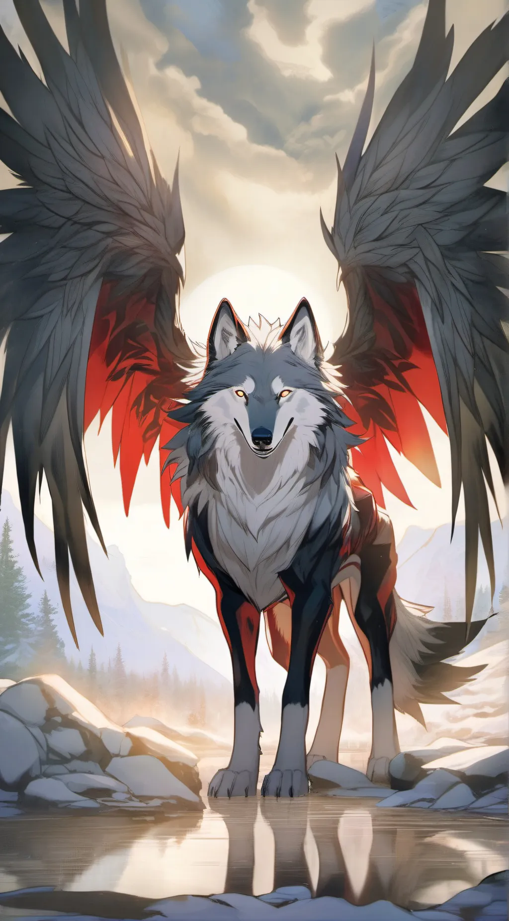ai character: Selene Moonriver background