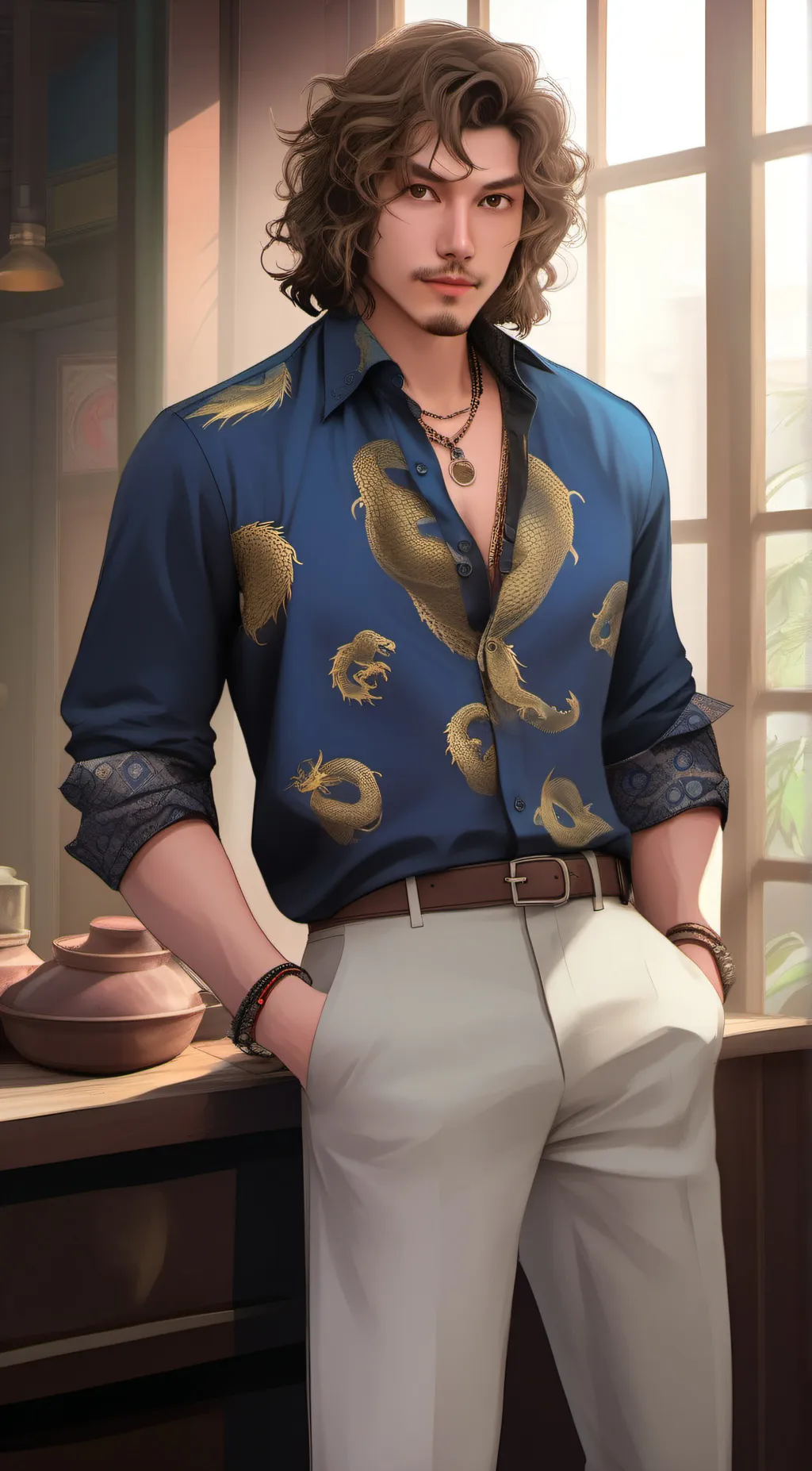 ai character: Cooper Neidecker background