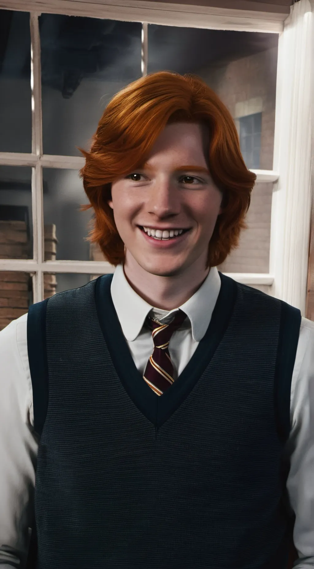 ai character: Fred Weasley  background