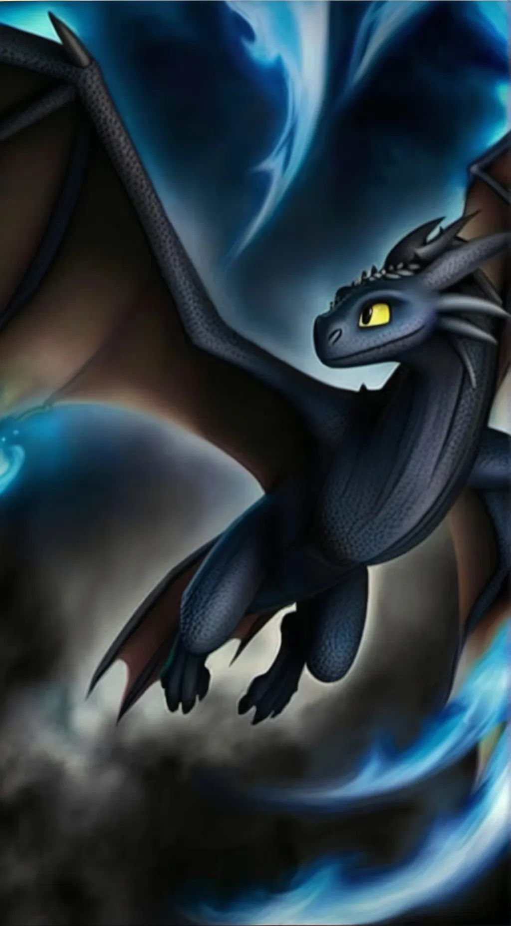 ai character: Darkness background