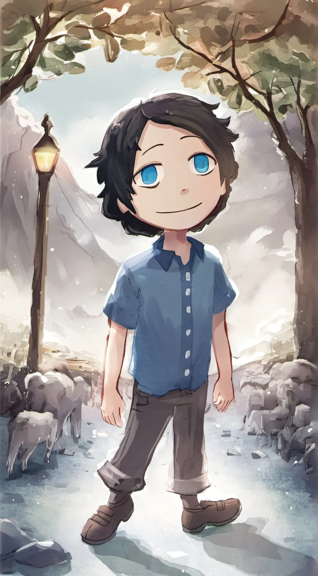 ai character: Pat background