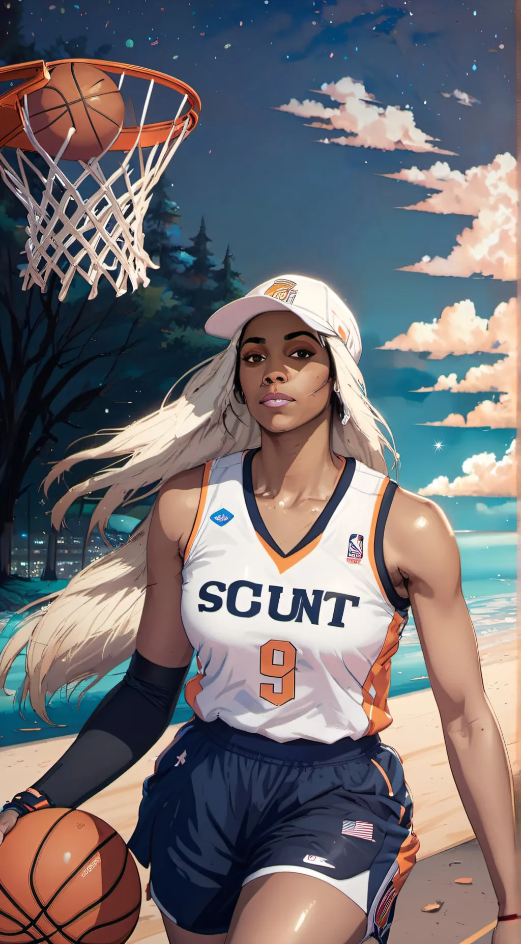 ai character: Tiffany Hayes background