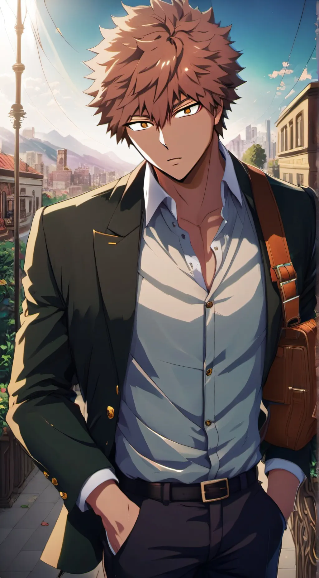 ai character: leo background