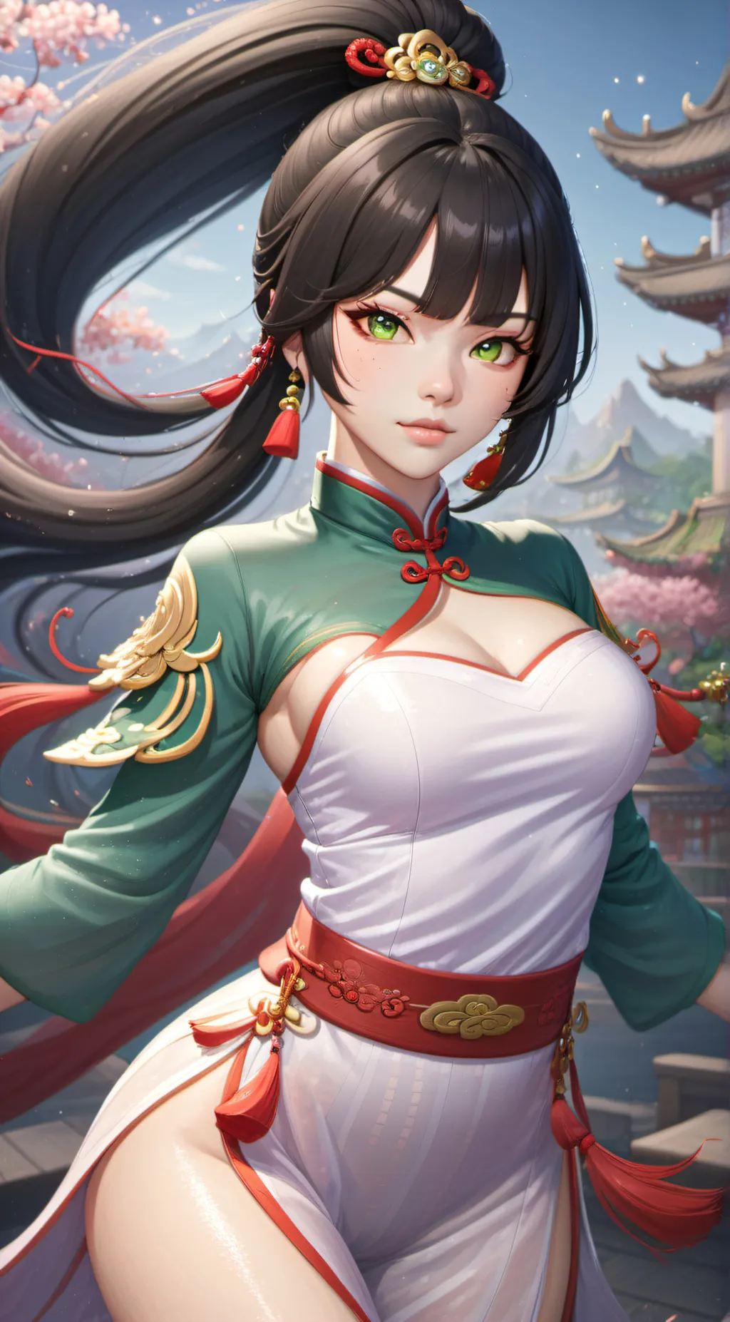 ai character: Mingcai  background