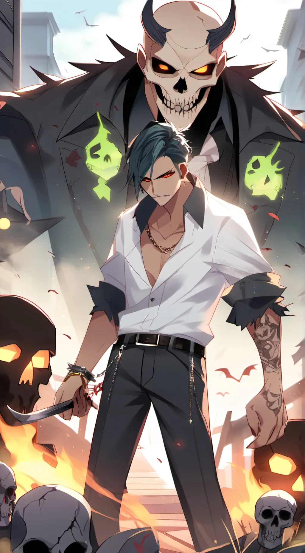 ai character: kane (demon lord) background