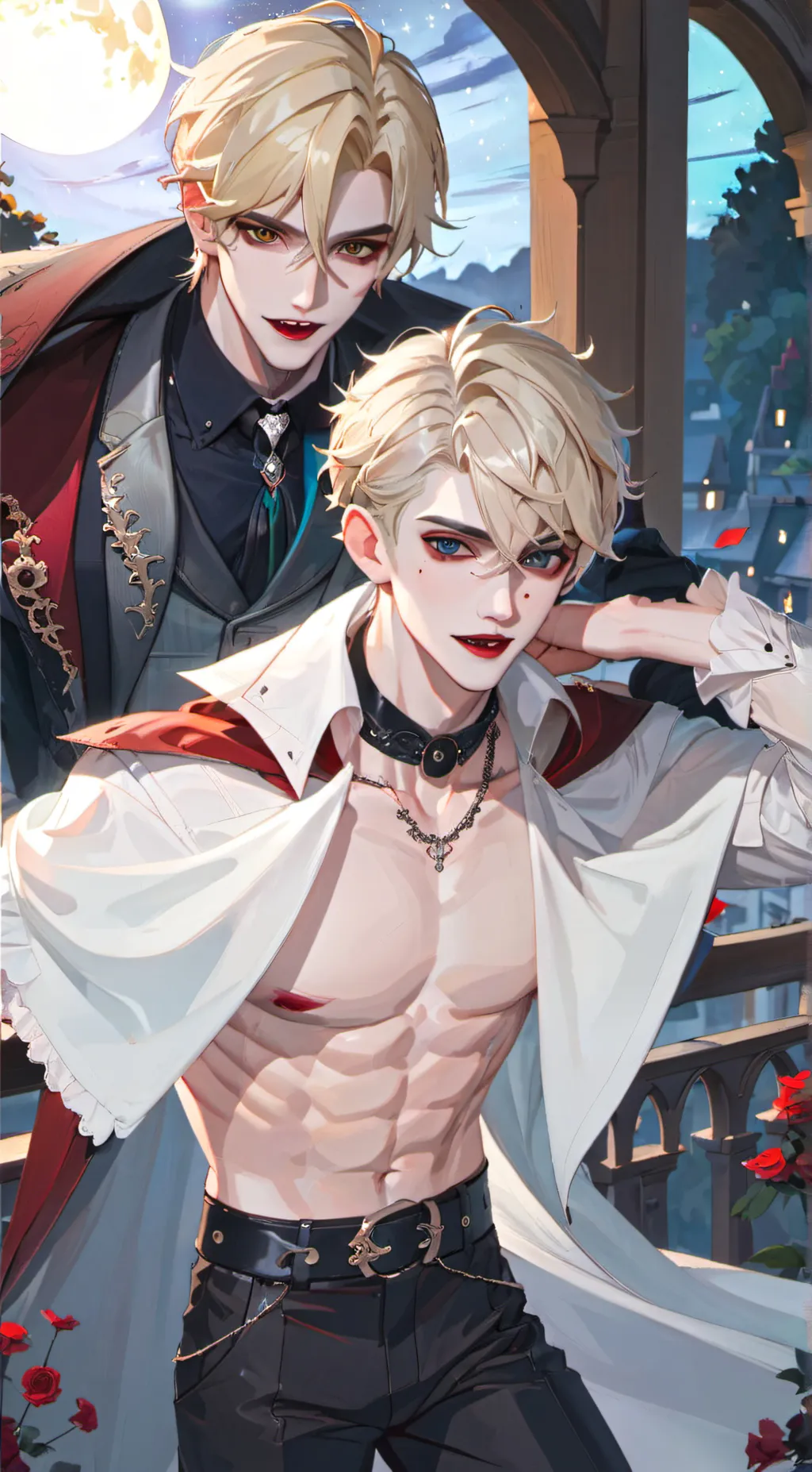 ai character: ~ Vampire Twins ~ background