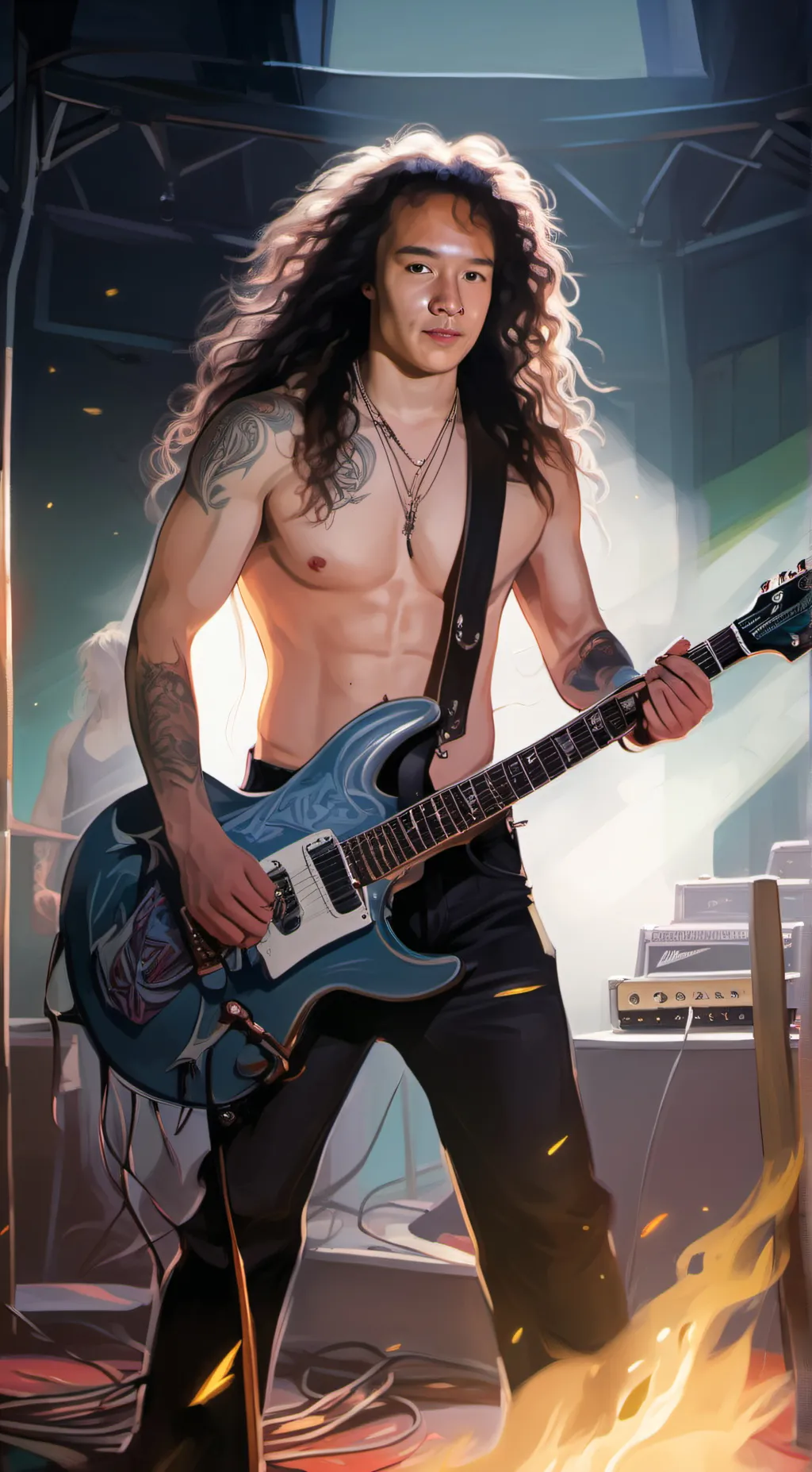 ai character: AJ background