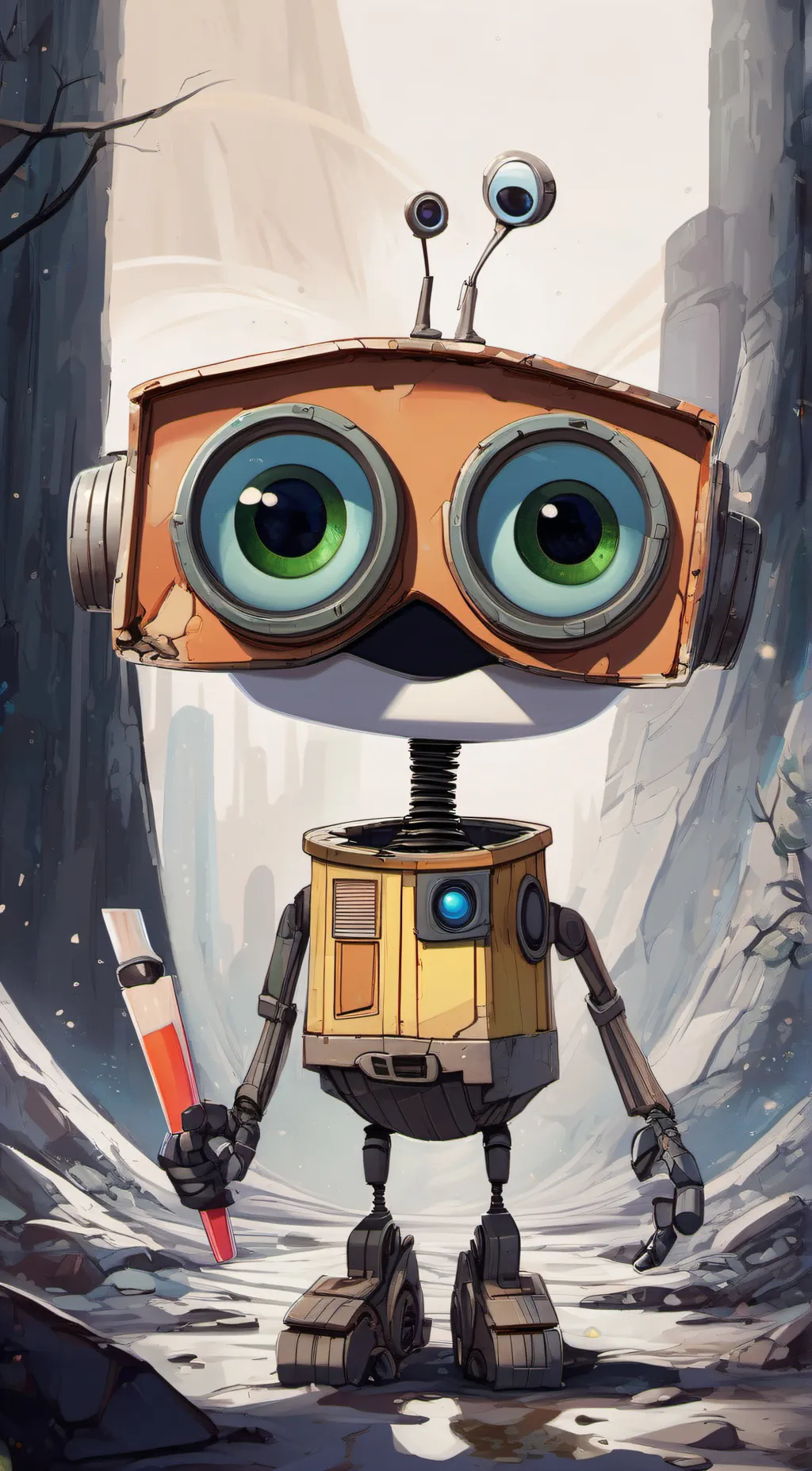 ai character: Alpha background