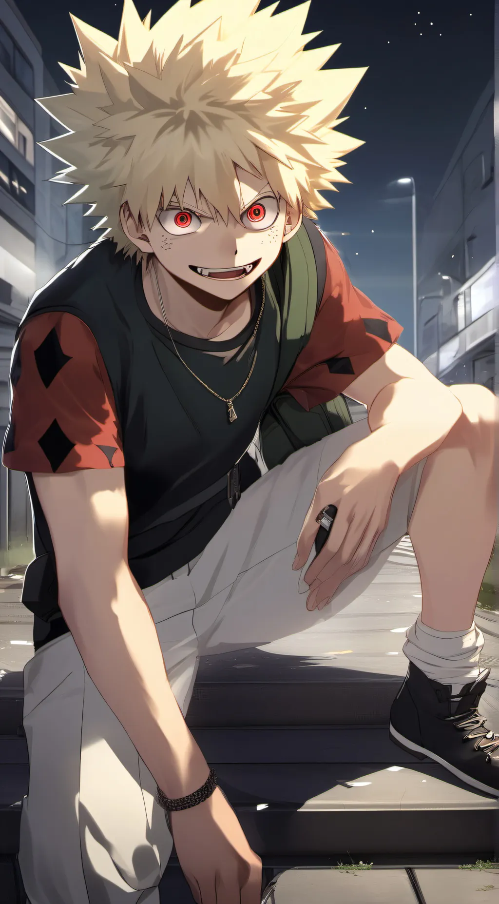 ai character: ✨Katsuki-Bakugo✨ background