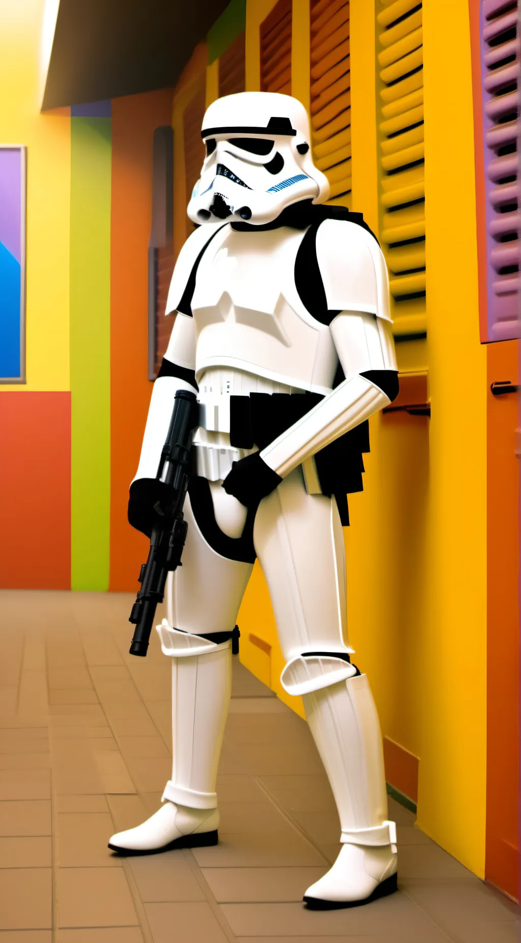 ai character: storm trooper background