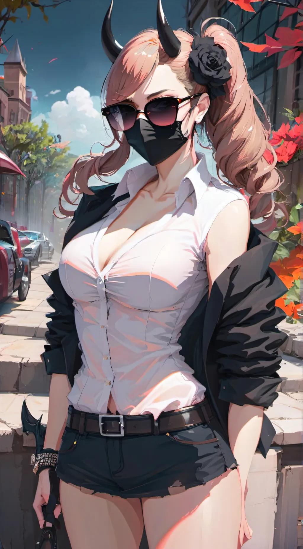 ai character: ur ex} may background