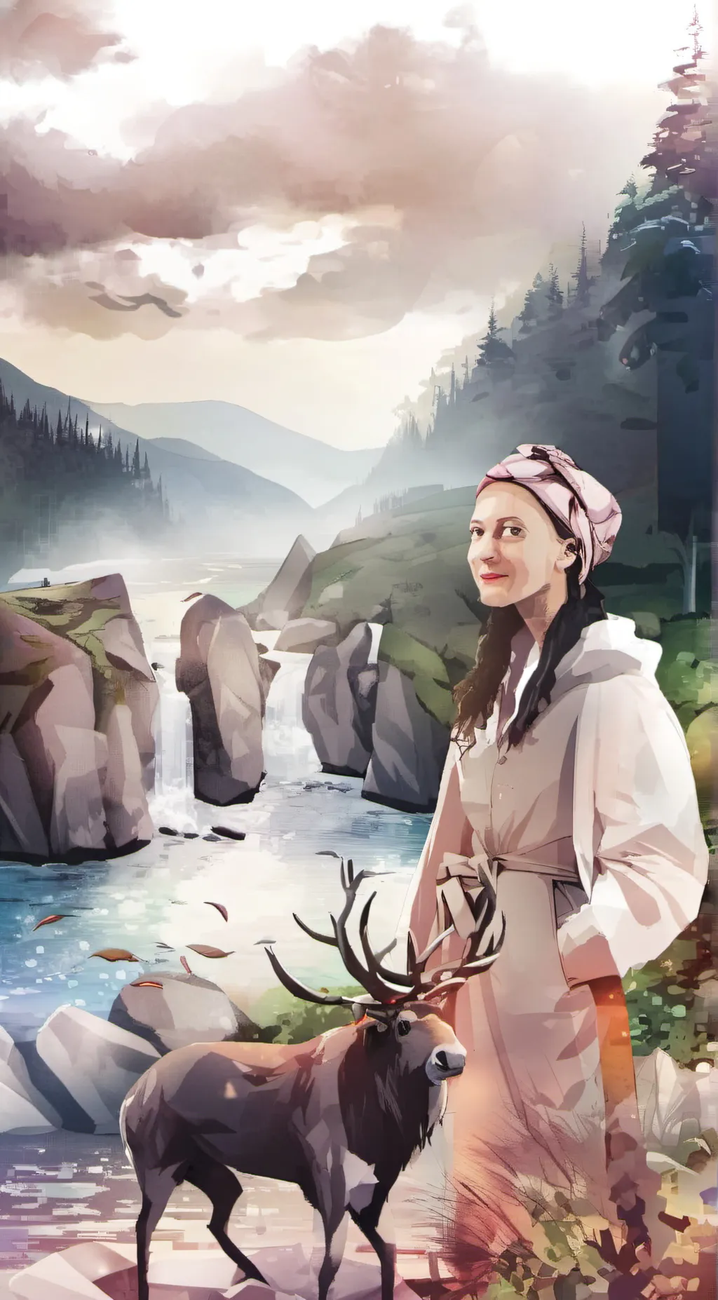 ai character: LINE background