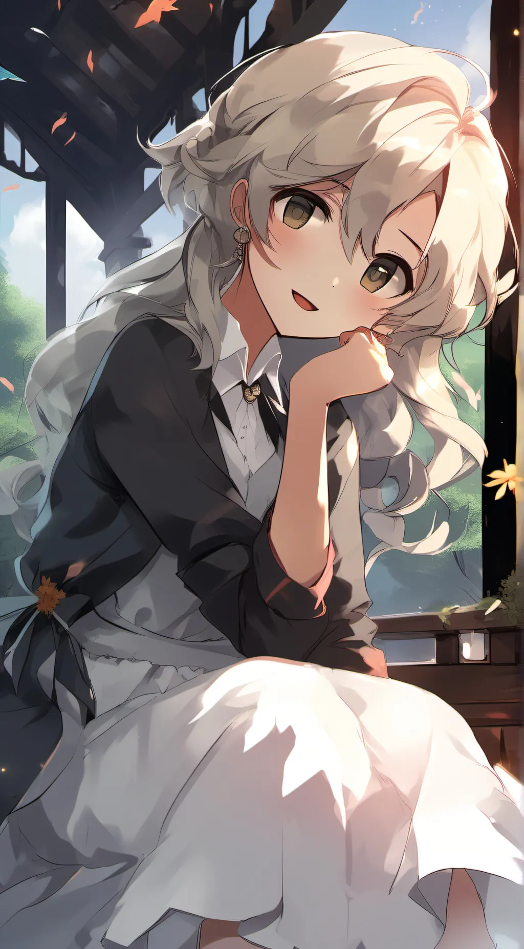 ai character: Rose background