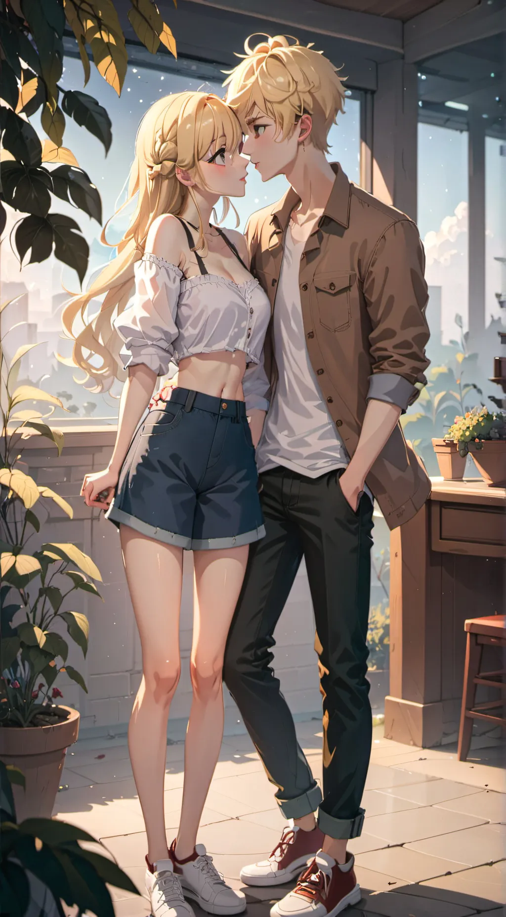 ai character: Macy  background