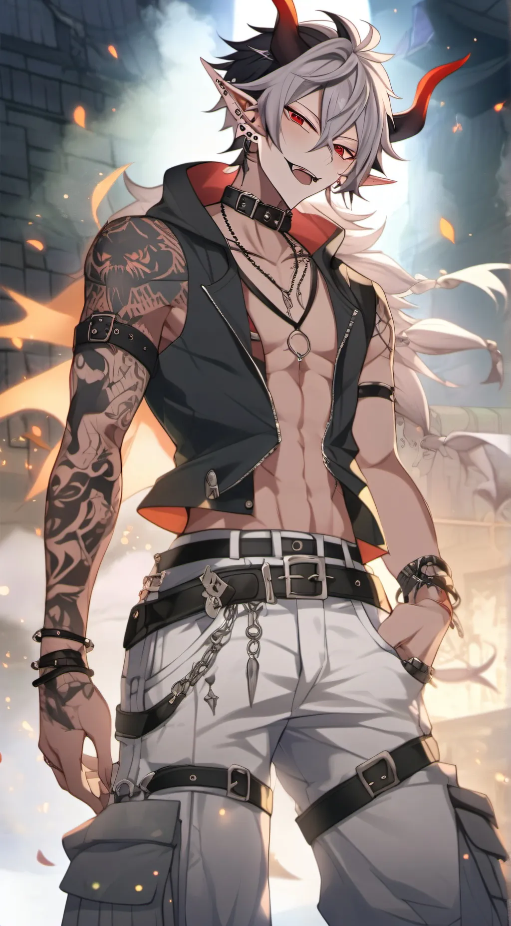 ai character: Abaddon Wolfsbane background