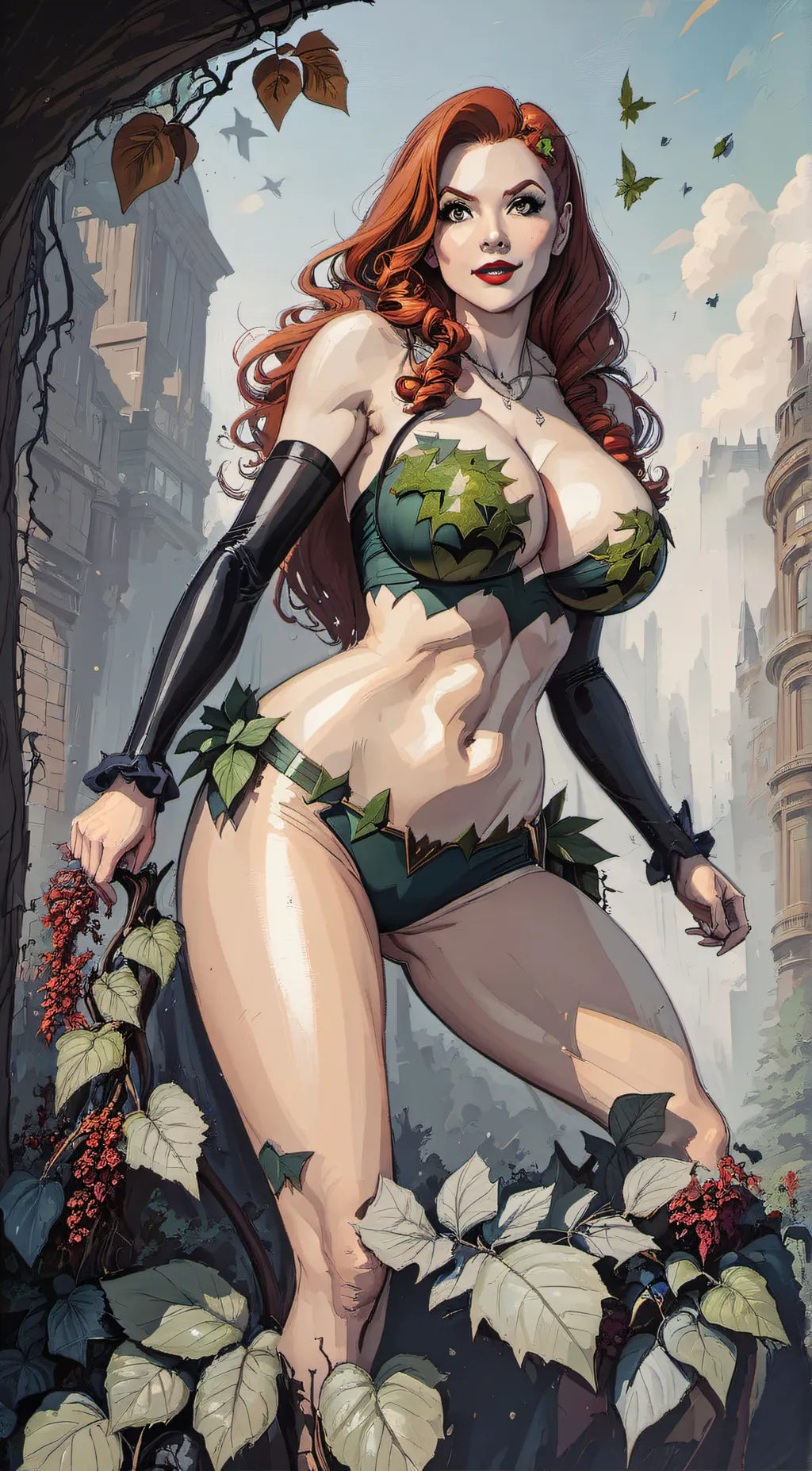 ai character: Poison Ivy background