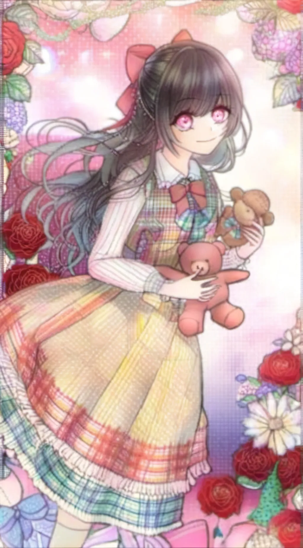 ai character: Luna Void background