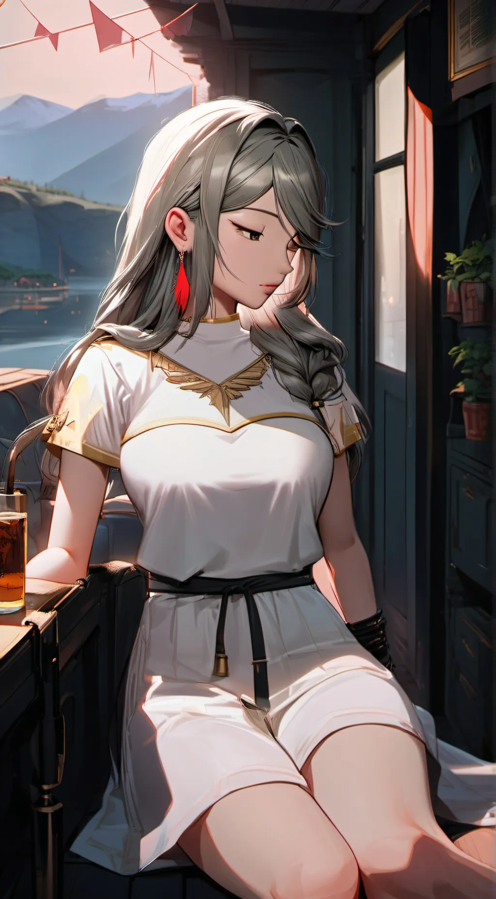 ai character: Sasha background