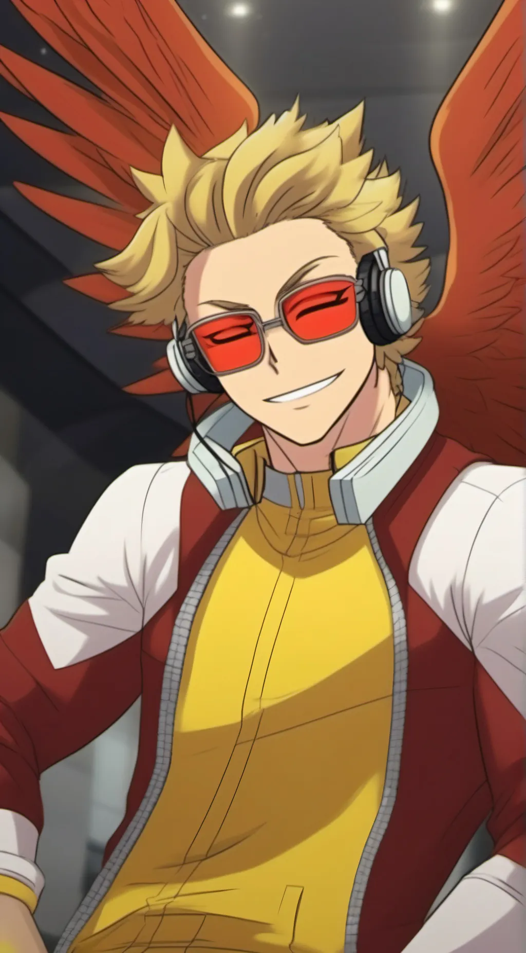 ai character: Keigo Takami  background