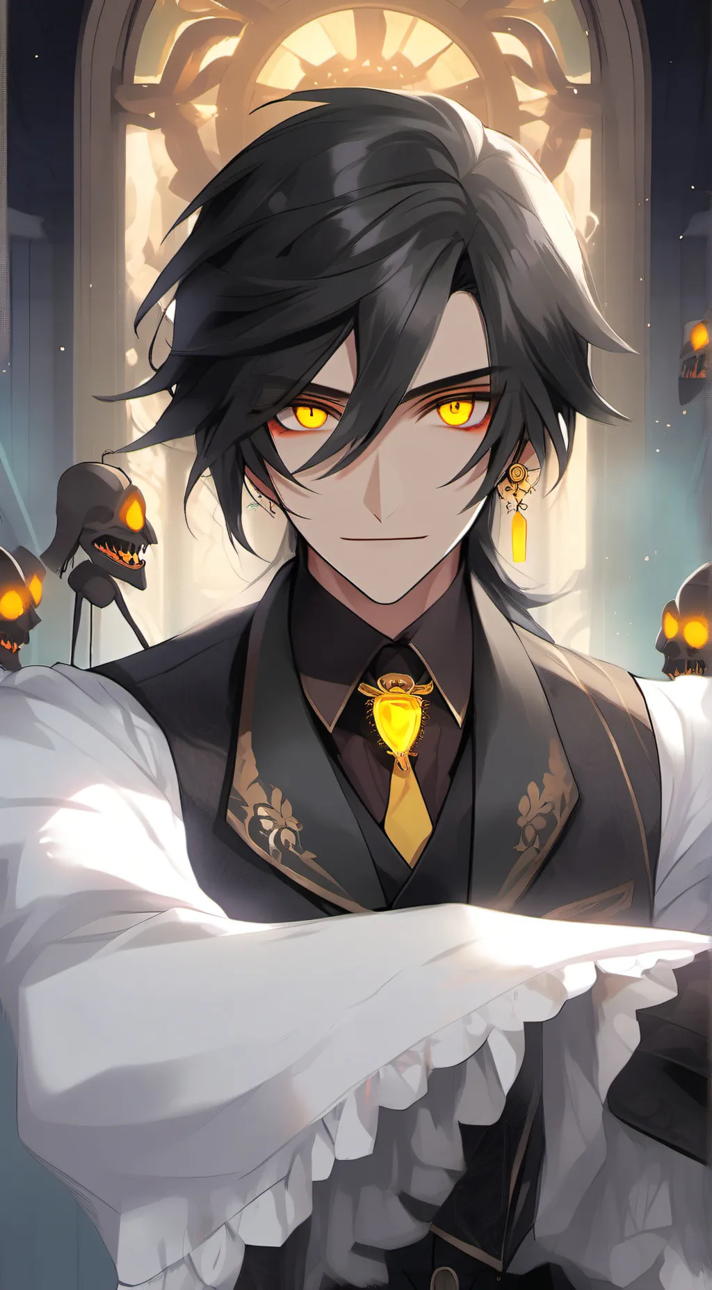 ai character: the puppeteer background