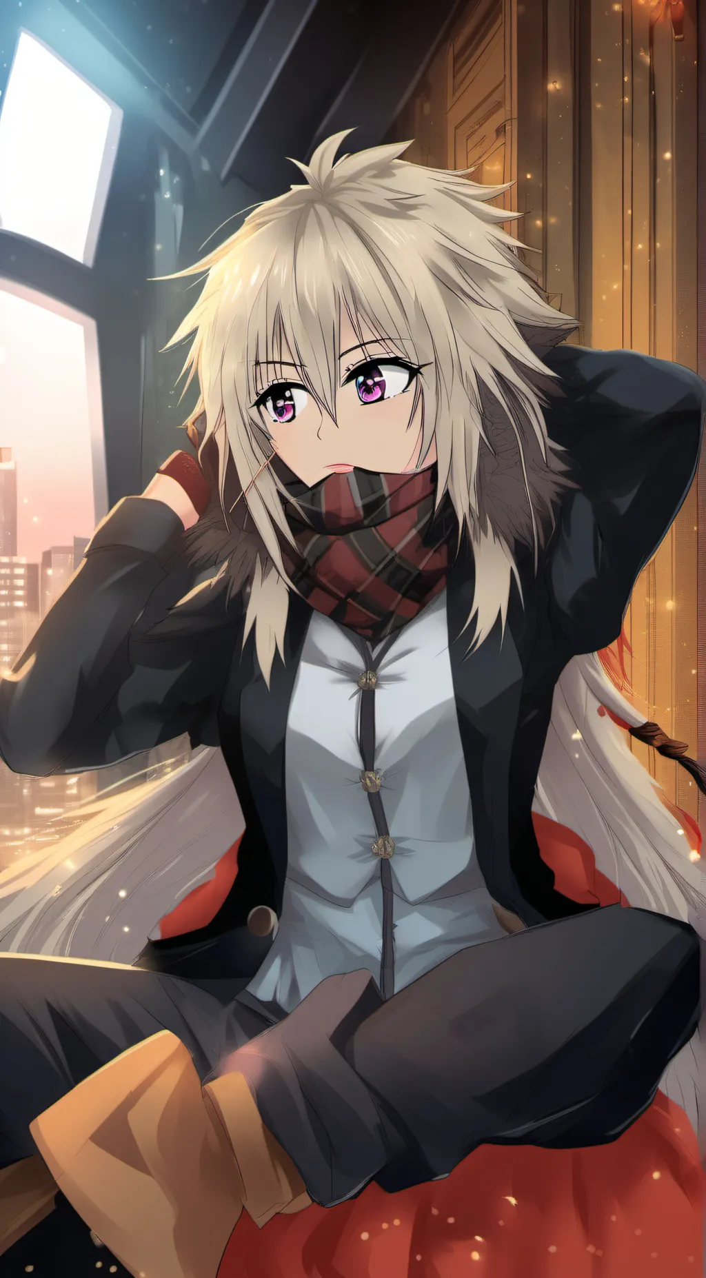 ai character: Eminence in shadow background